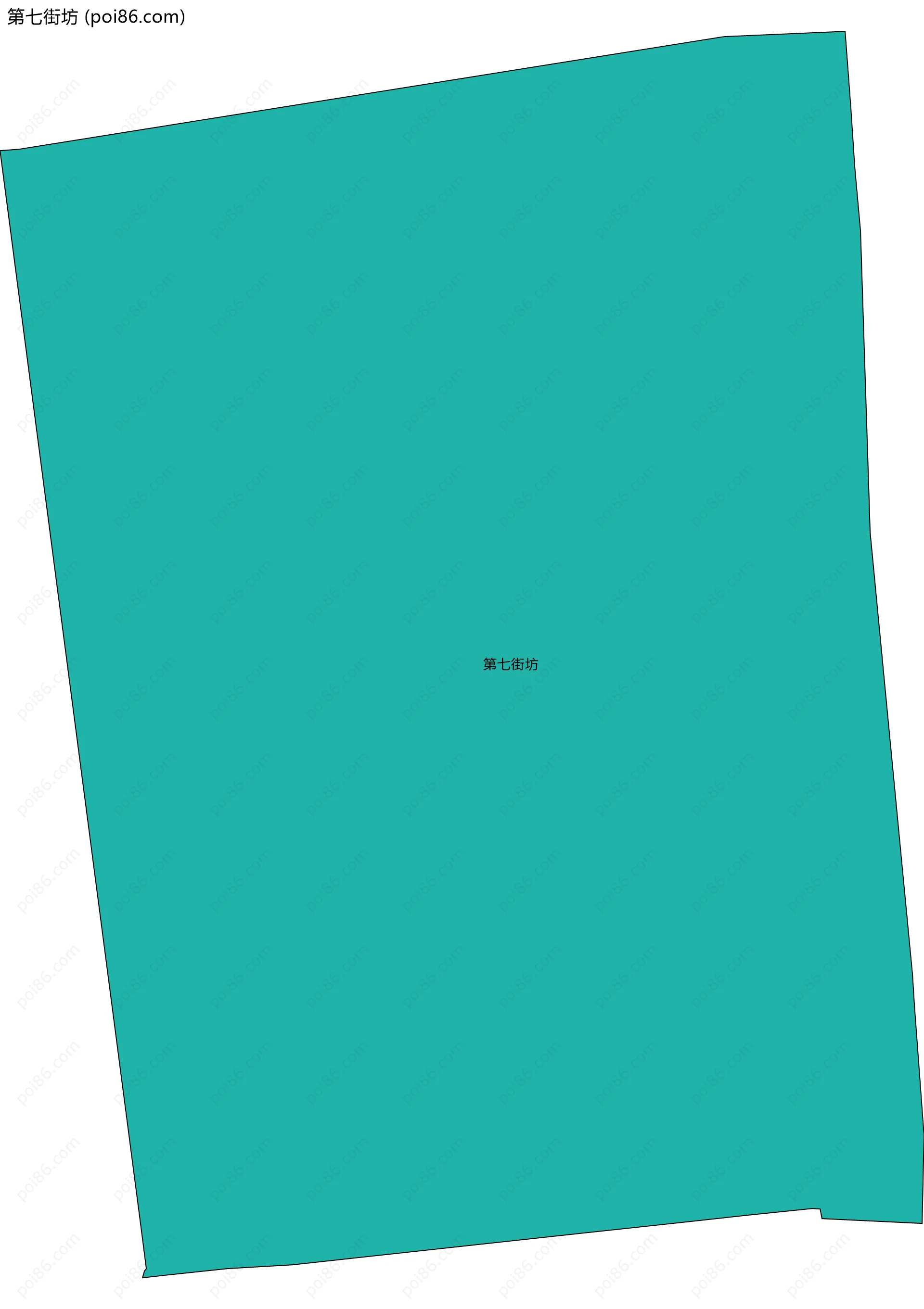 第七街坊边界地图