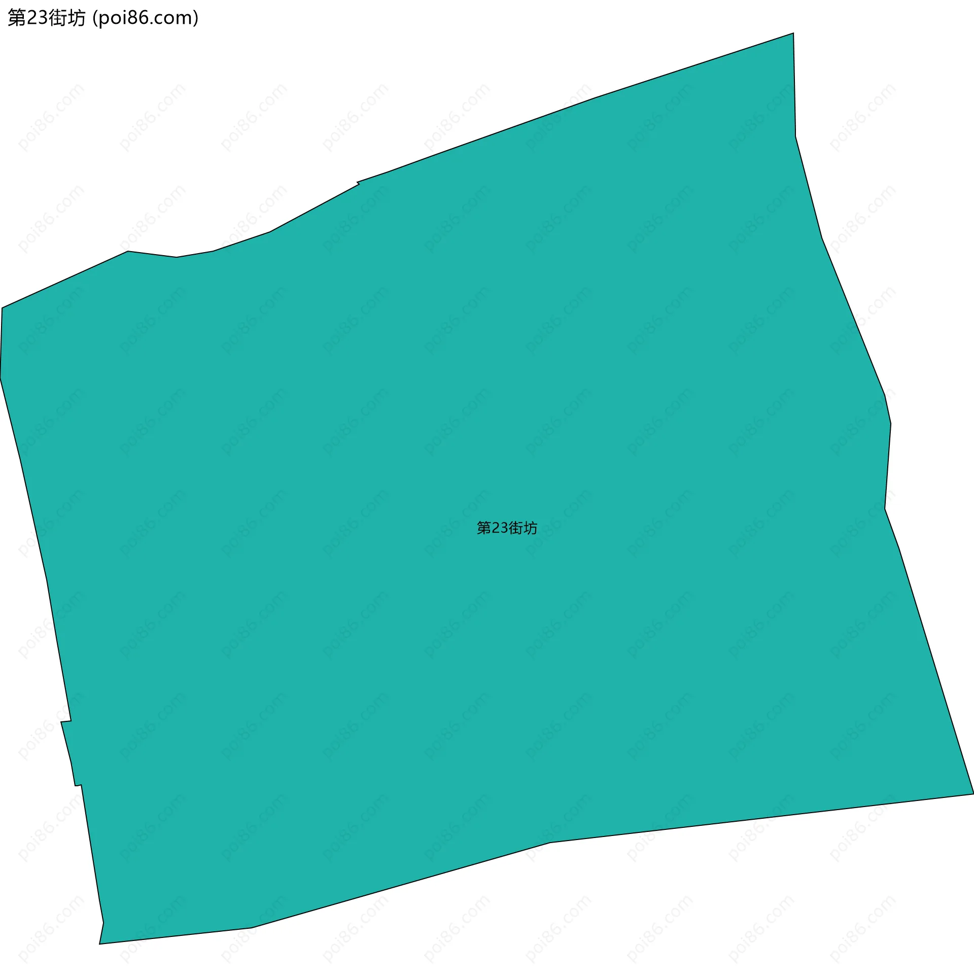第23街坊边界地图