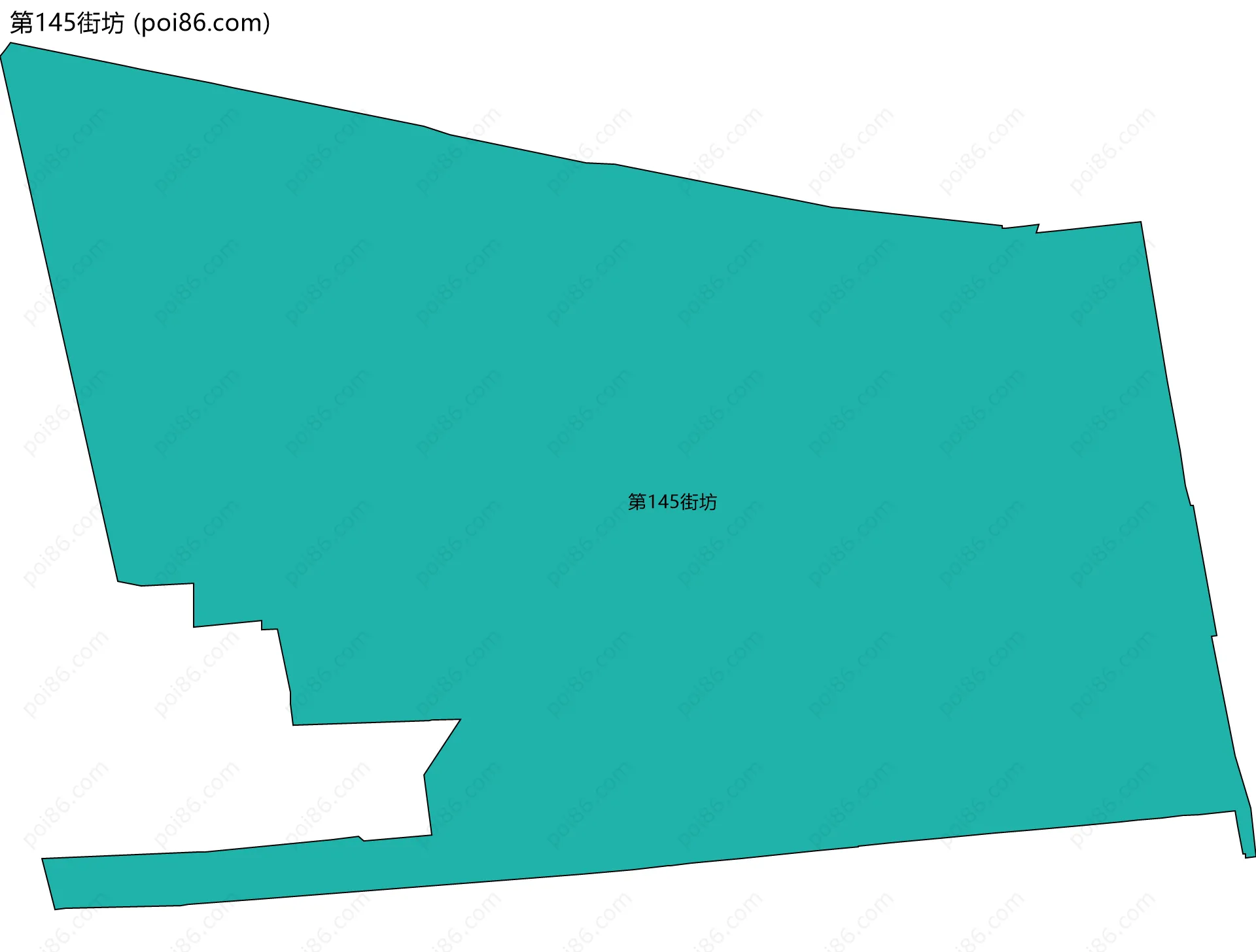 第145街坊边界地图