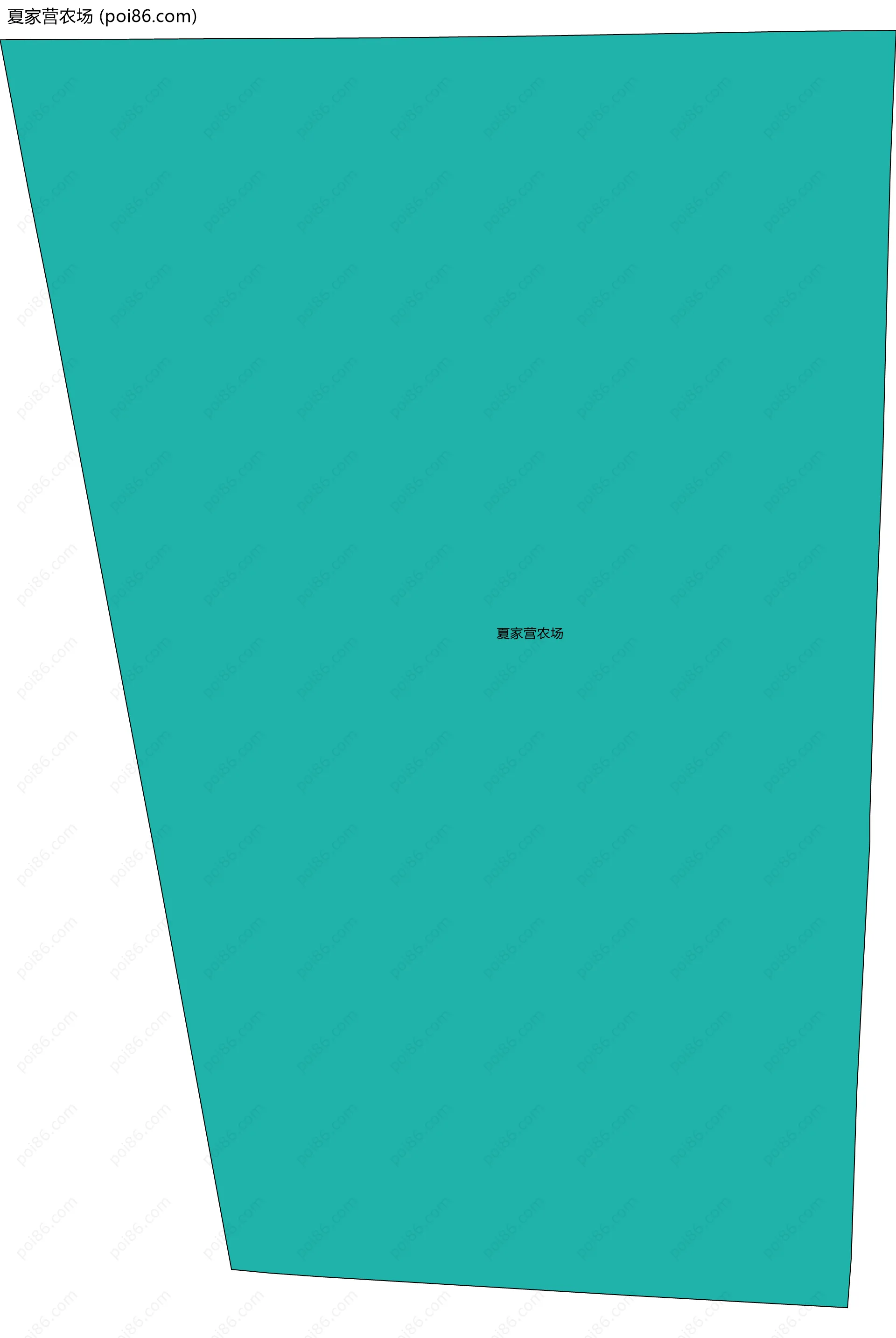 夏家营农场边界地图