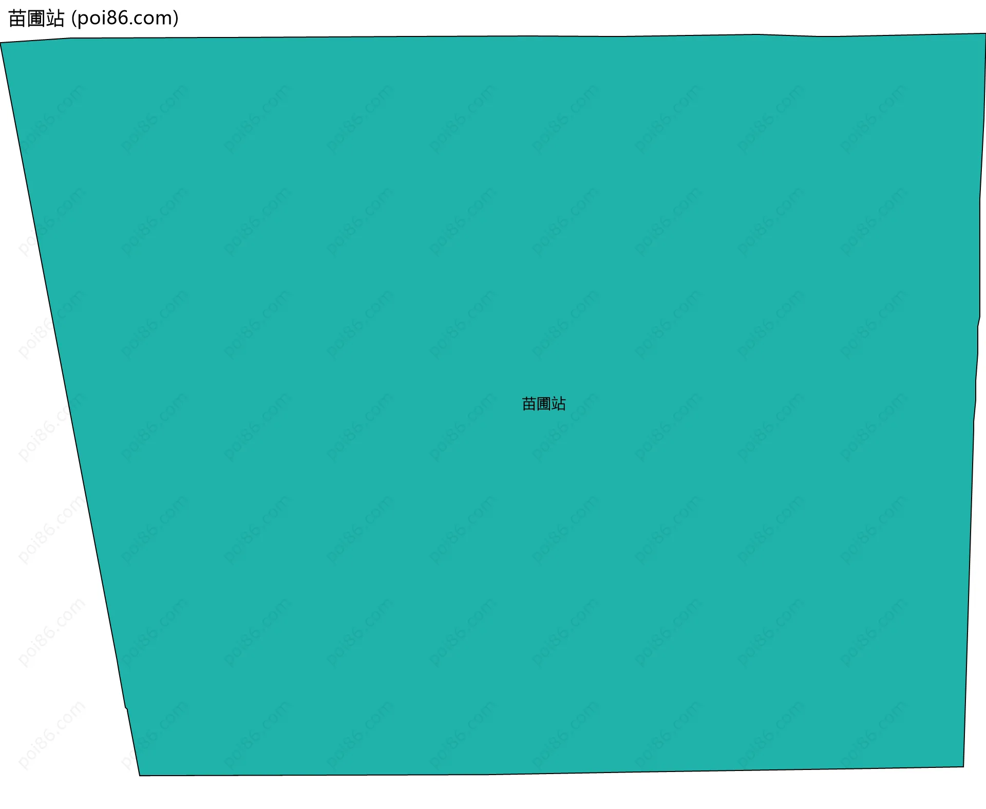 苗圃站边界地图