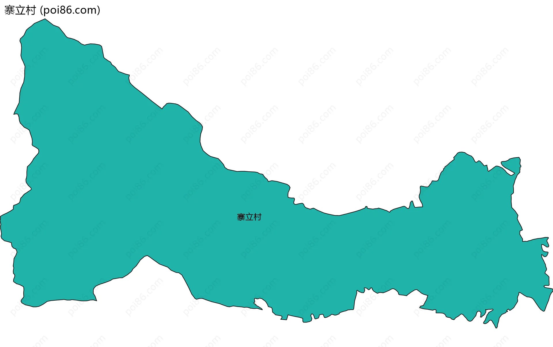 寨立村边界地图