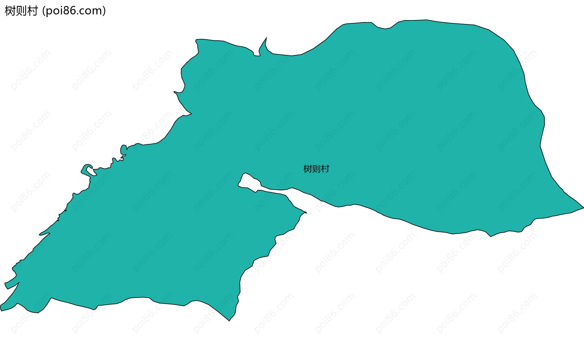 树则村边界地图