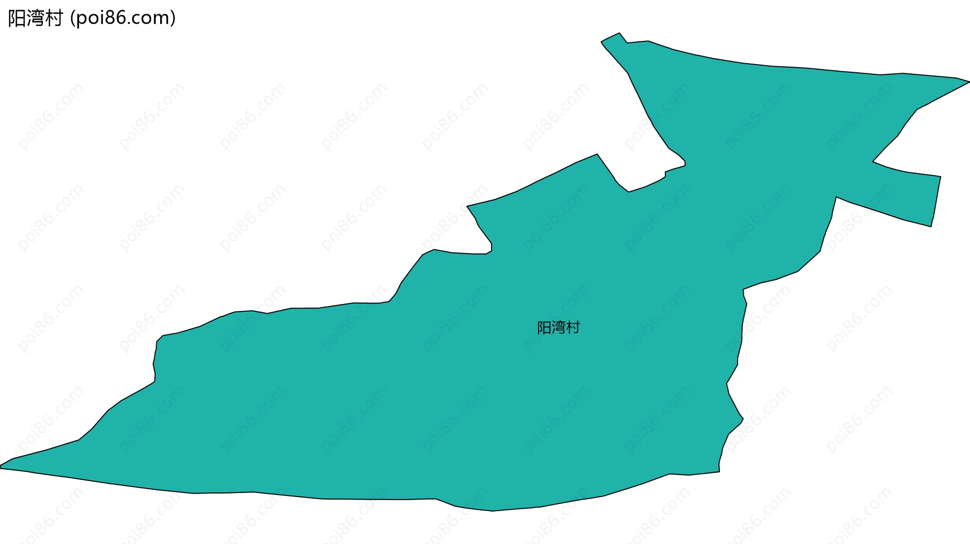 阳湾村边界地图