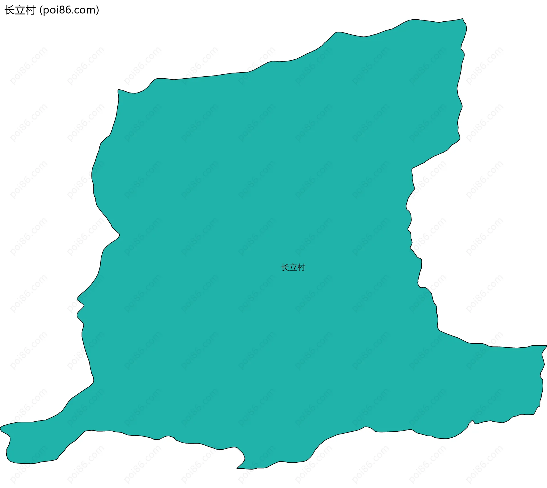 长立村边界地图