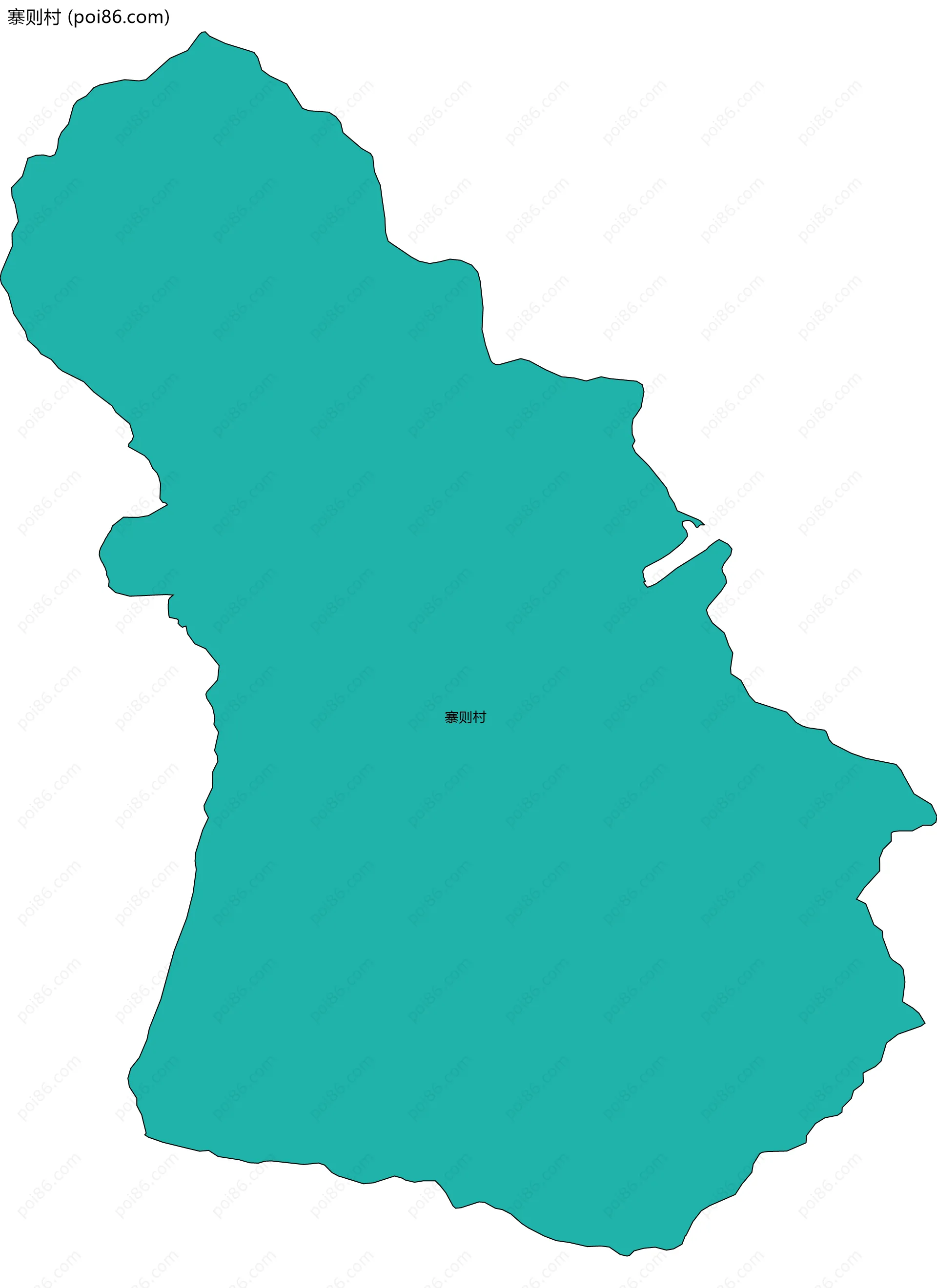 寨则村边界地图