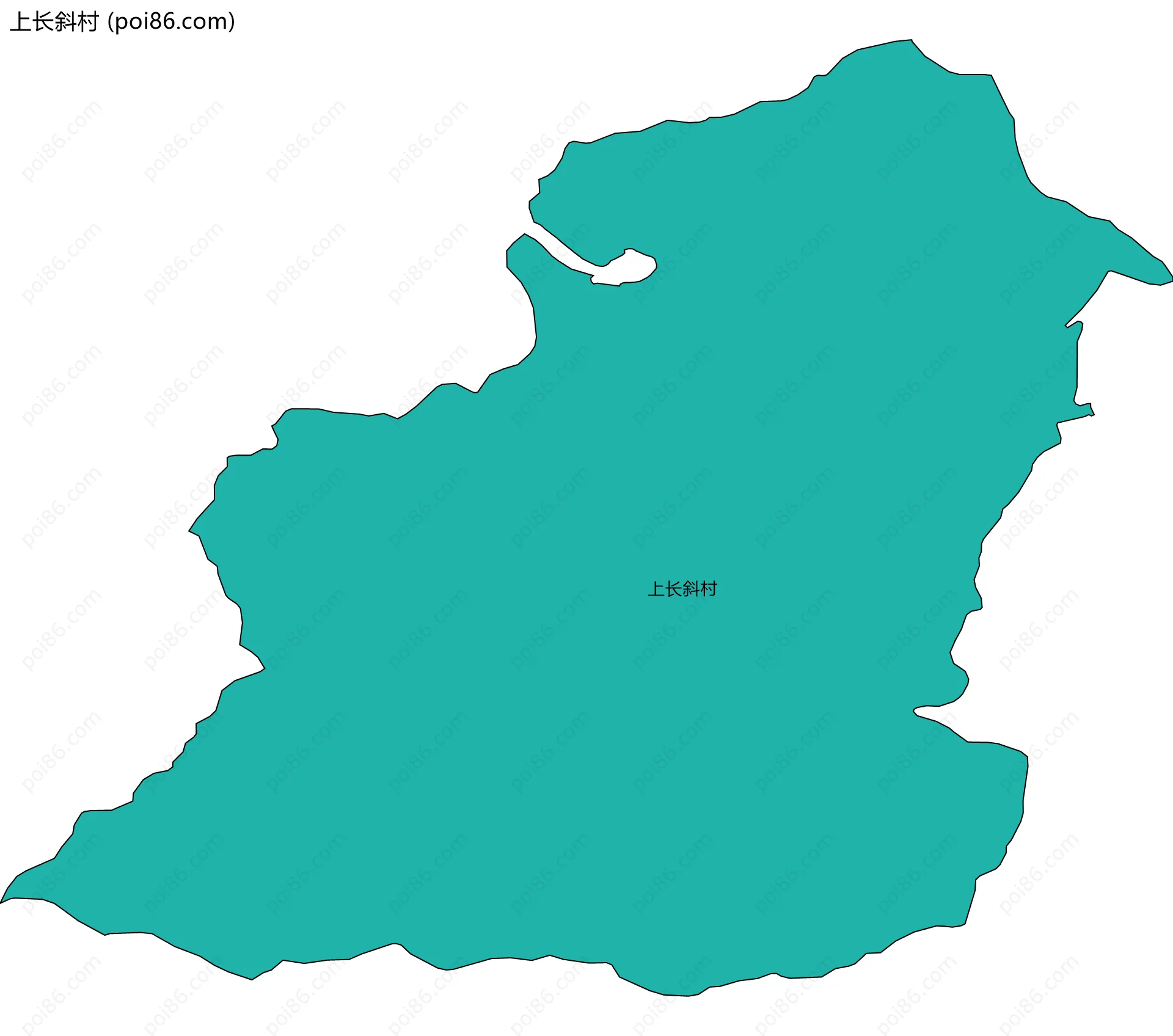 上长斜村边界地图
