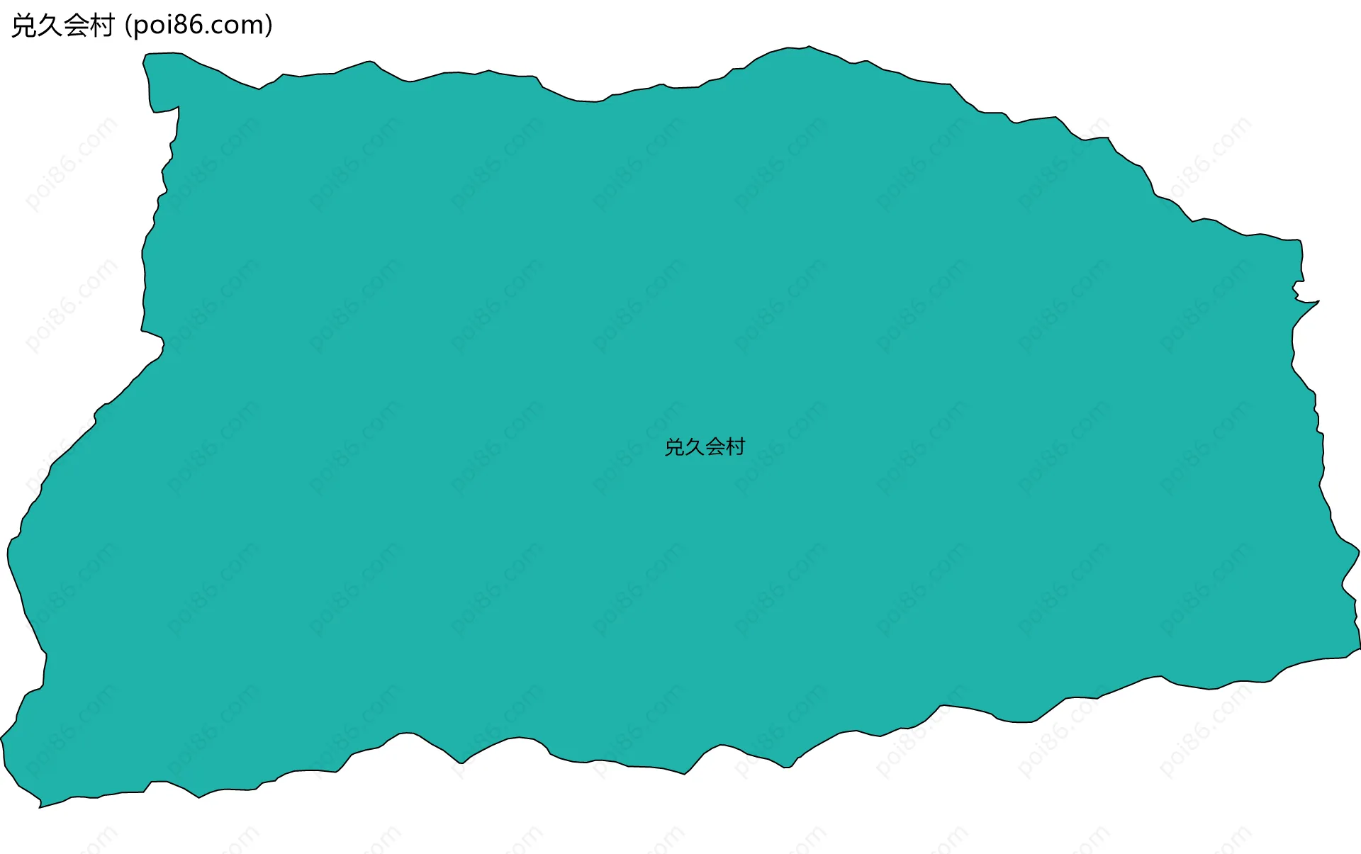 兑久会村边界地图