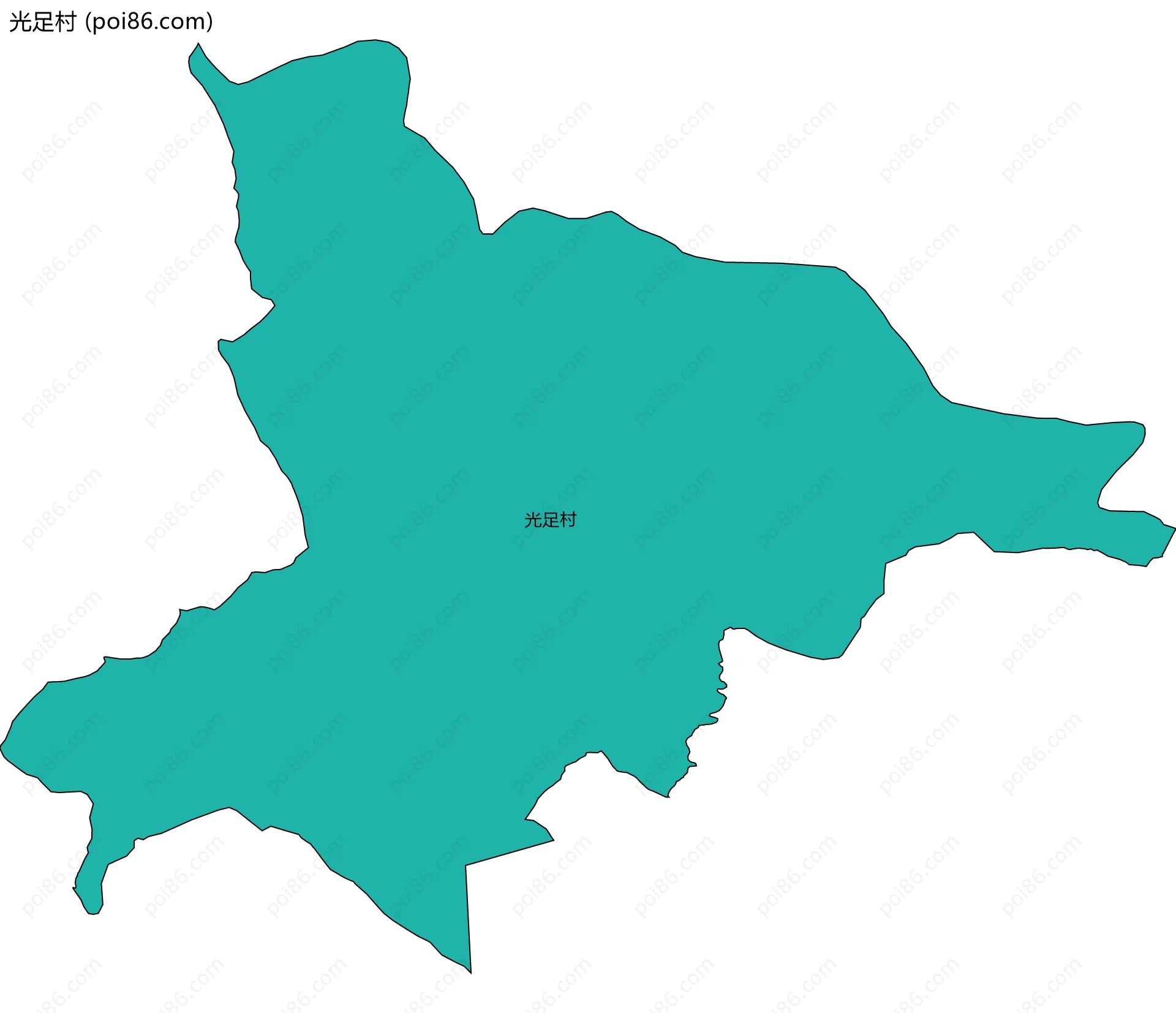 光足村边界地图