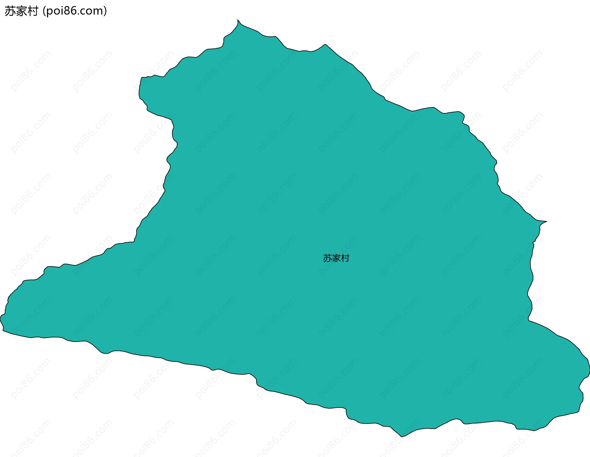 苏家村边界地图