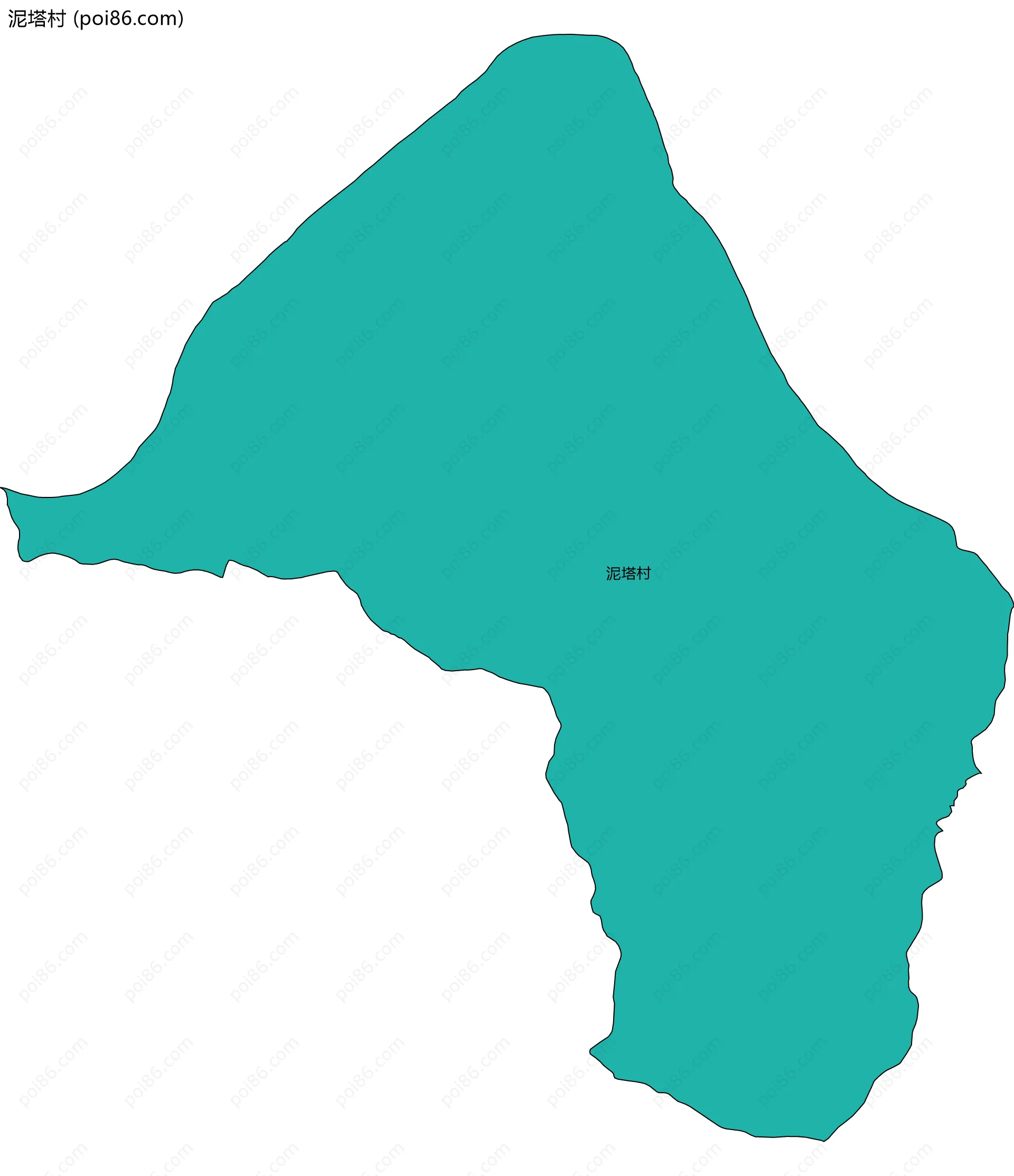 泥塔村边界地图