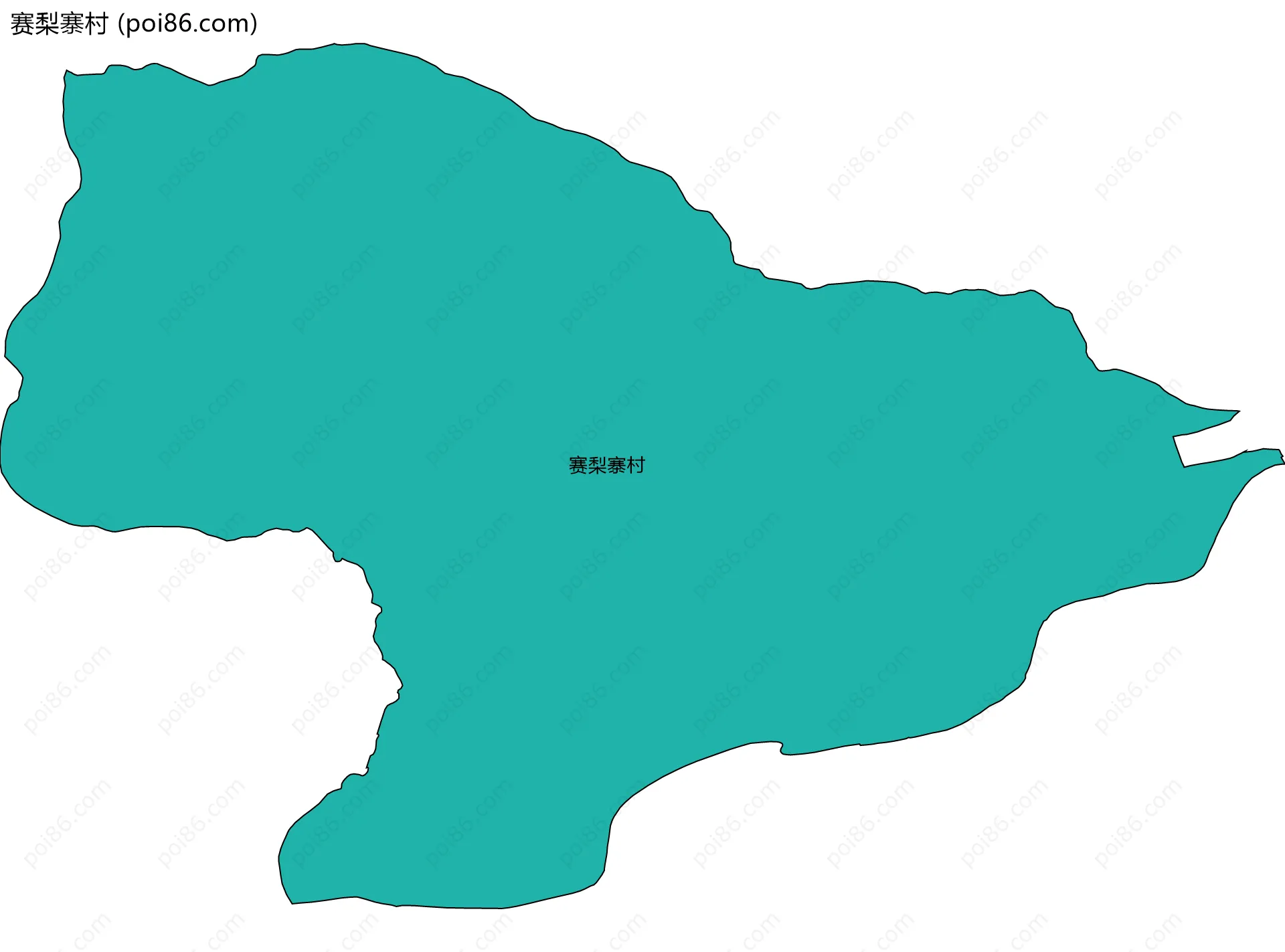 赛梨寨村边界地图