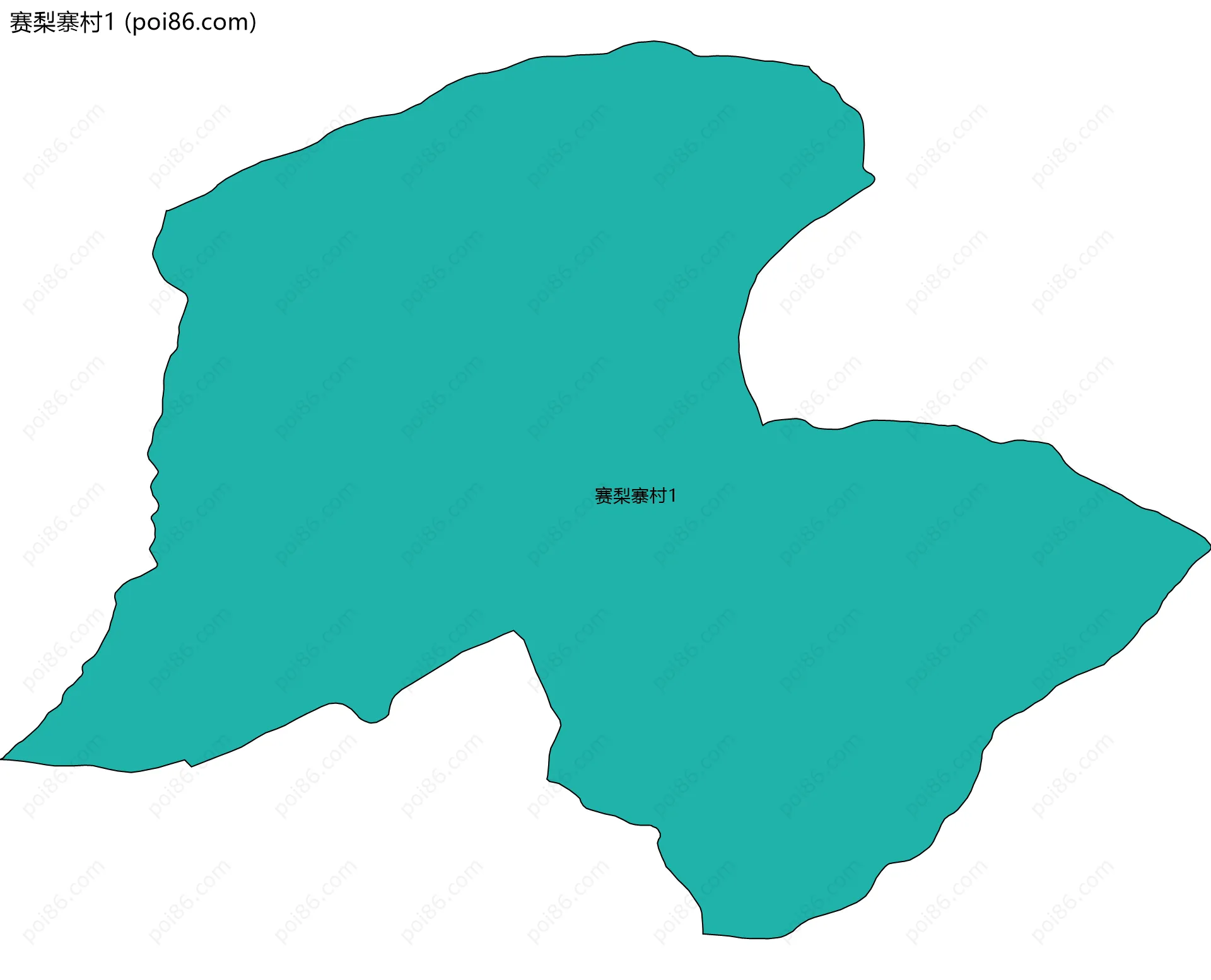 赛梨寨村1边界地图