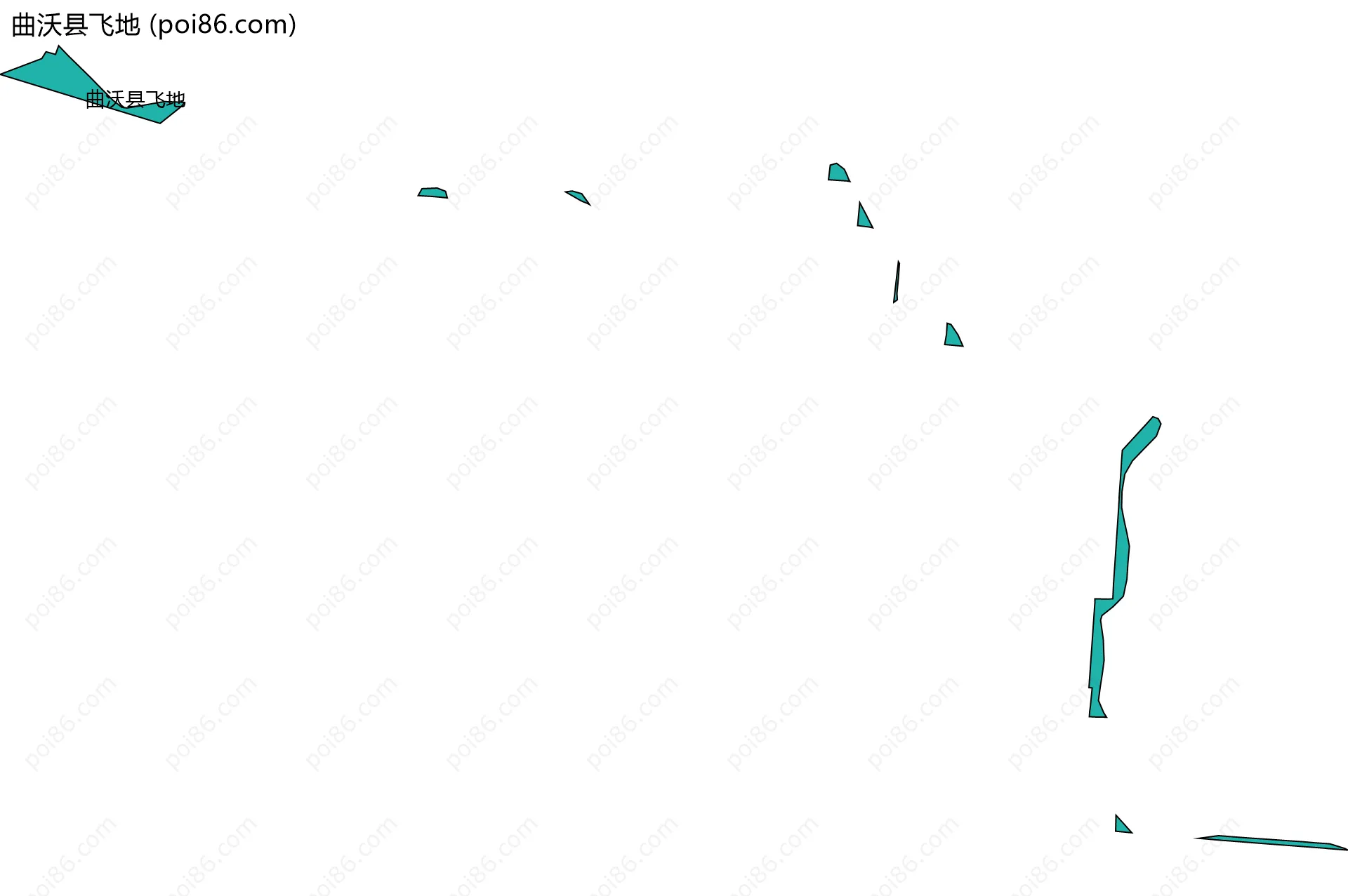 曲沃县飞地边界地图