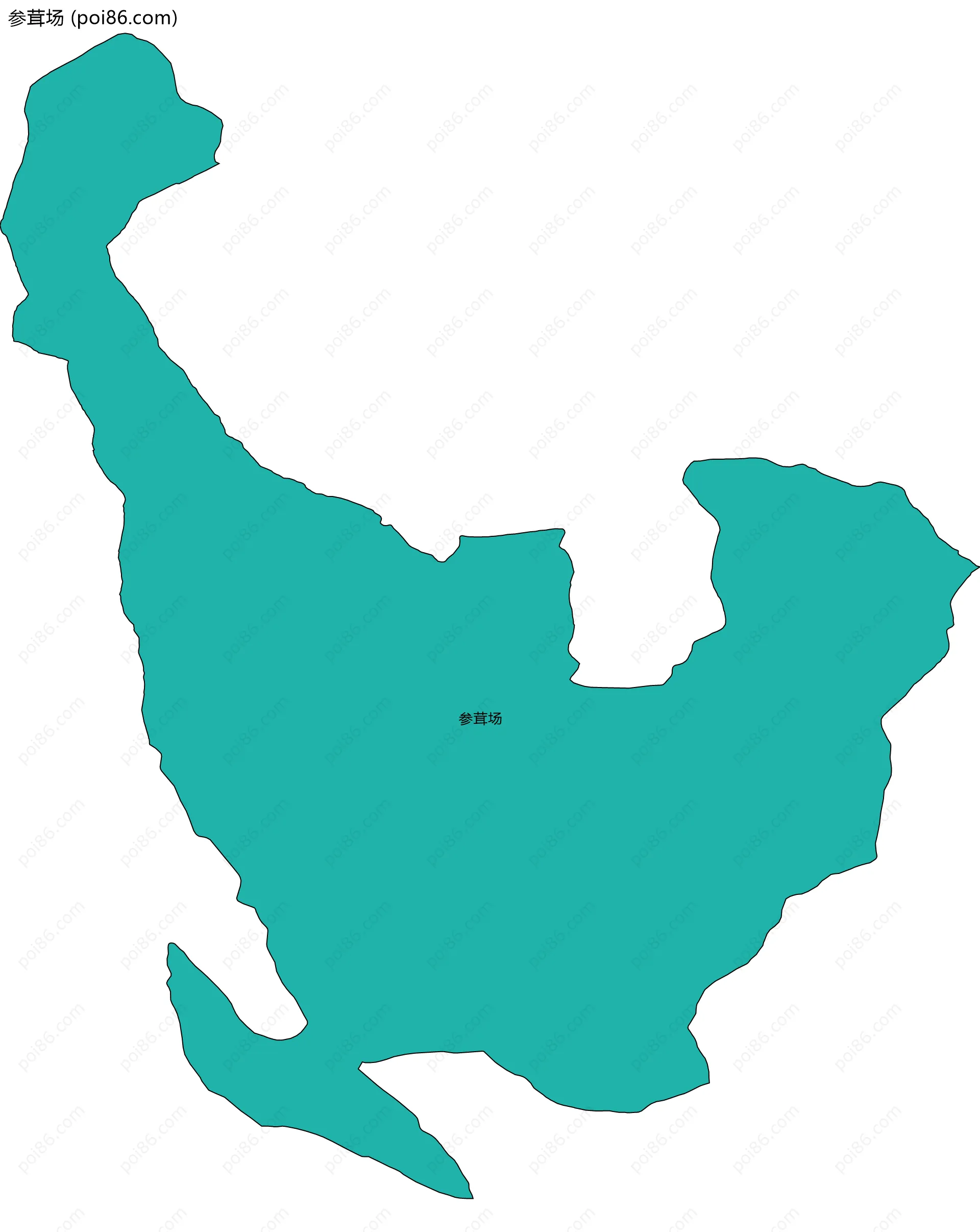 参茸场边界地图