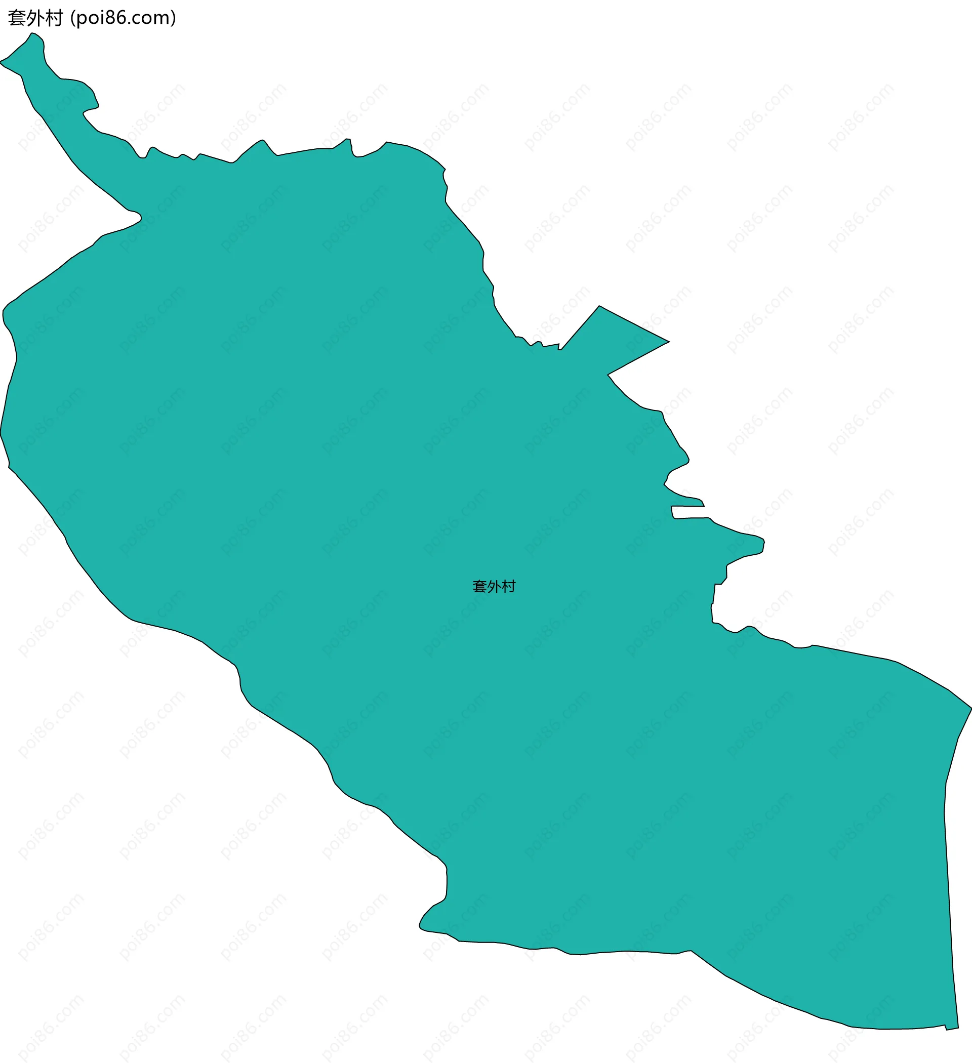 套外村边界地图