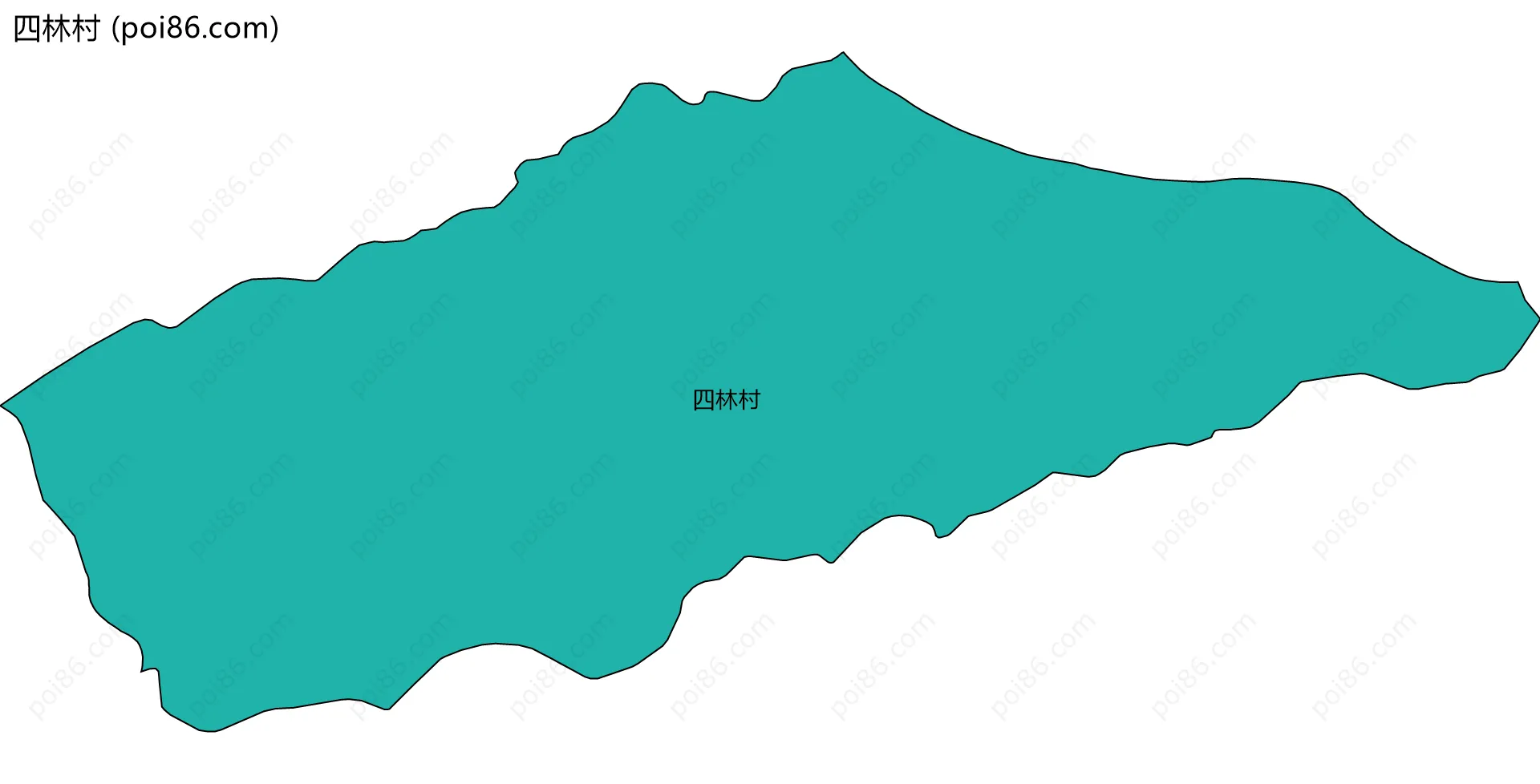 四林村边界地图