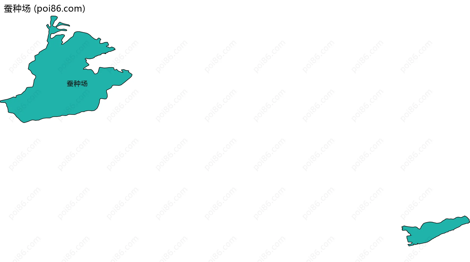 蚕种场边界地图