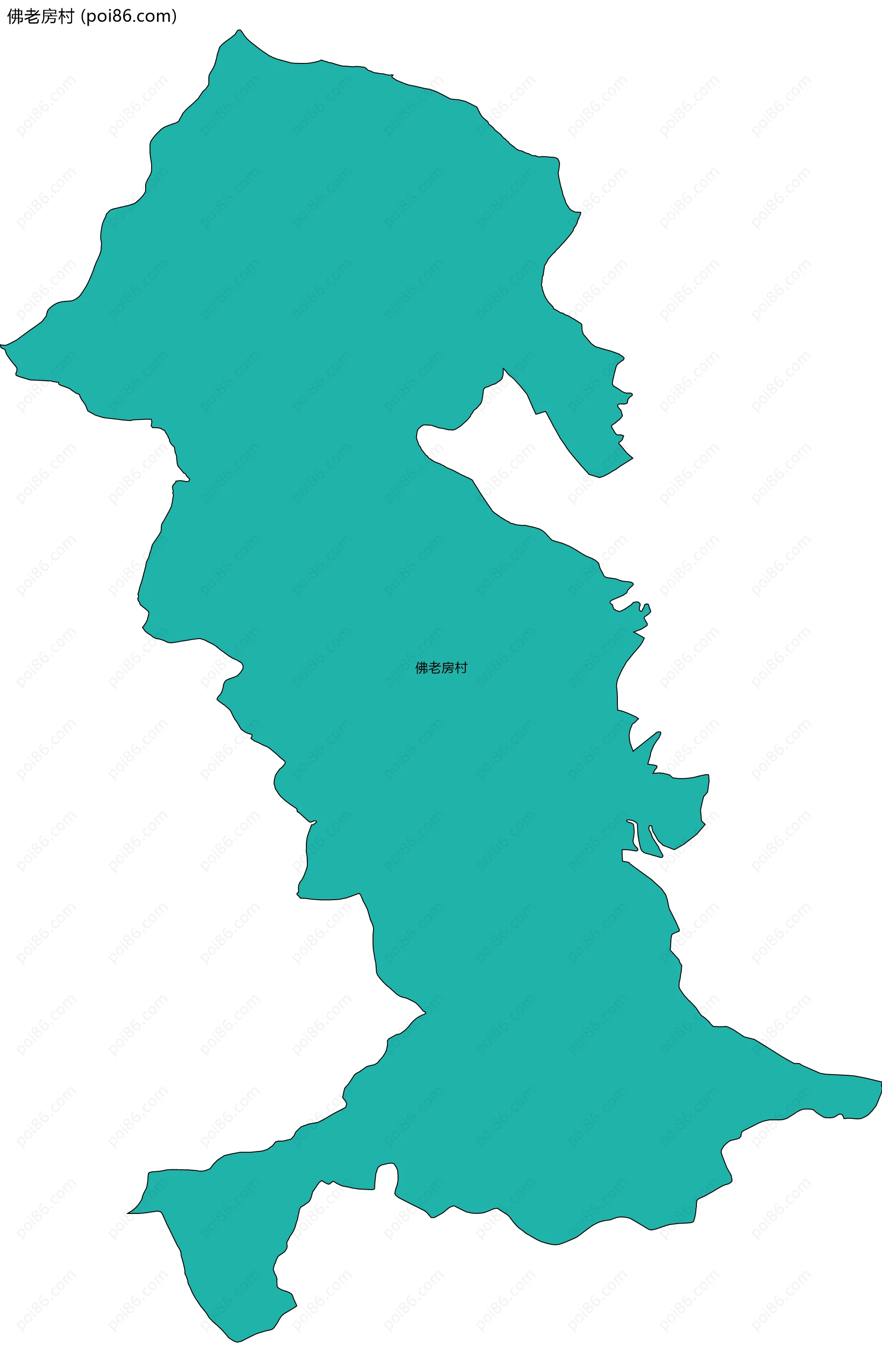 佛老房村边界地图