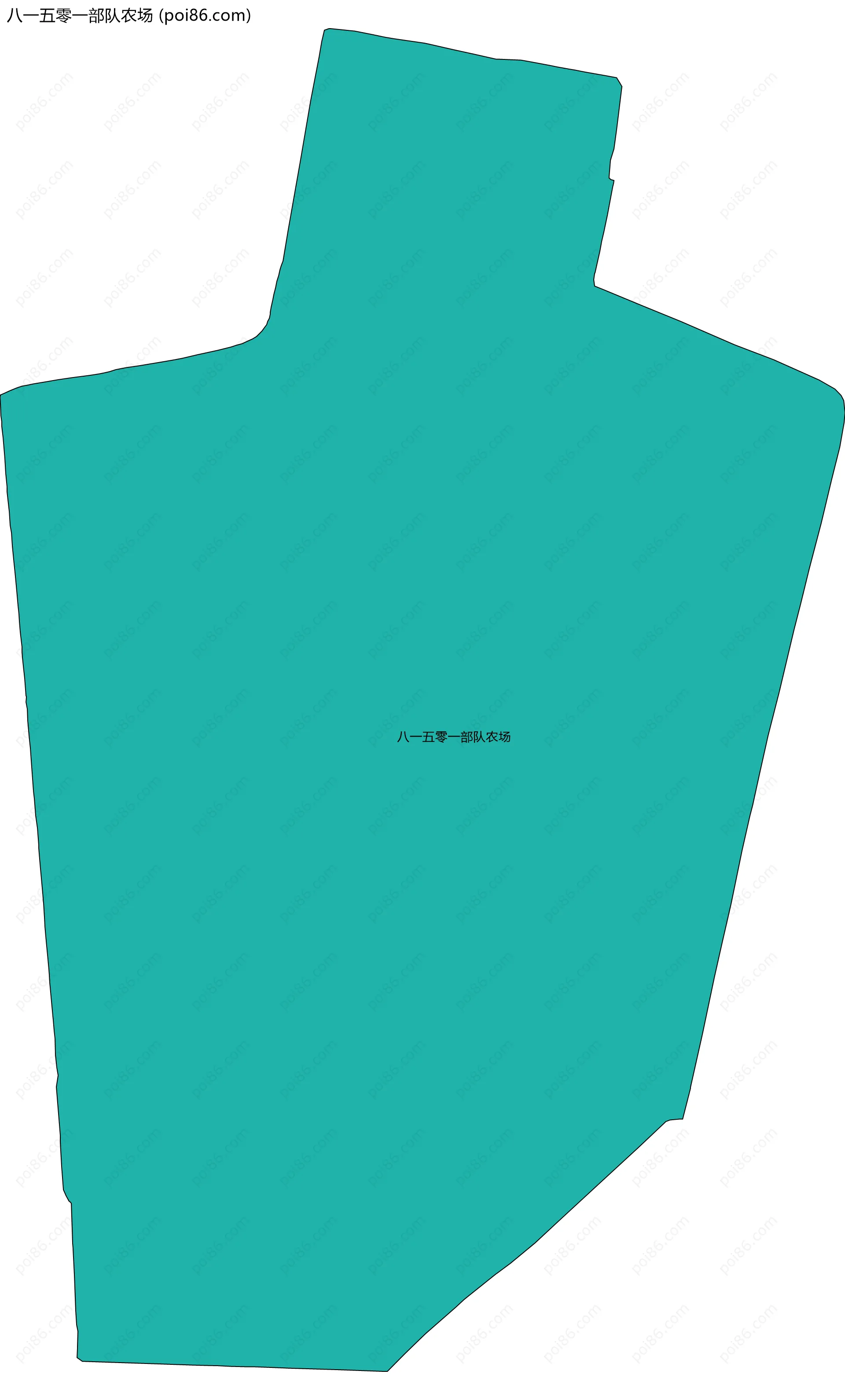 八一五零一部队农场边界地图