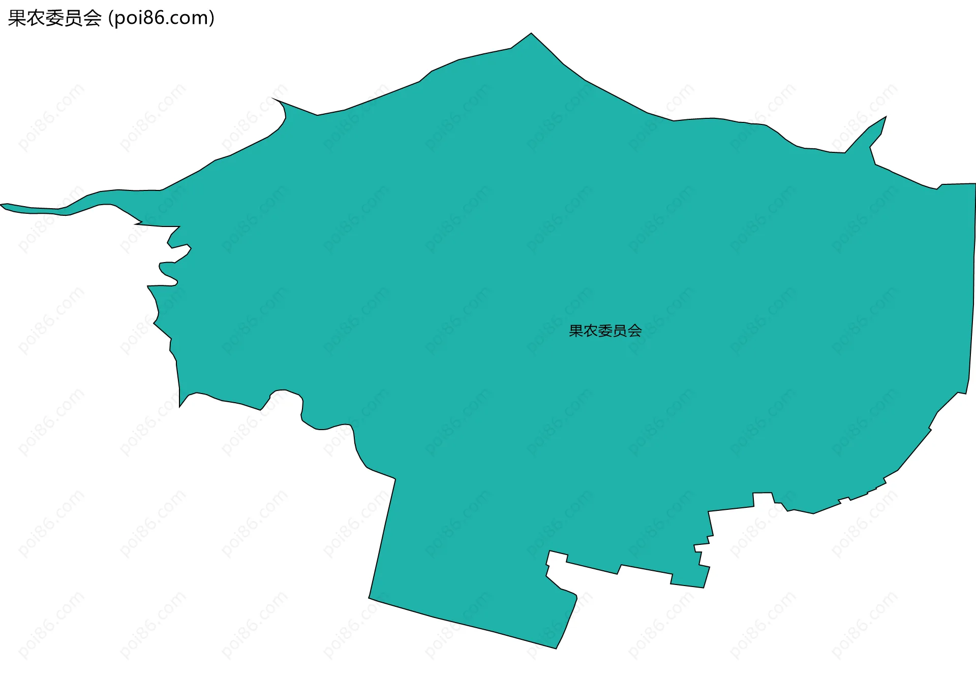 果农委员会边界地图
