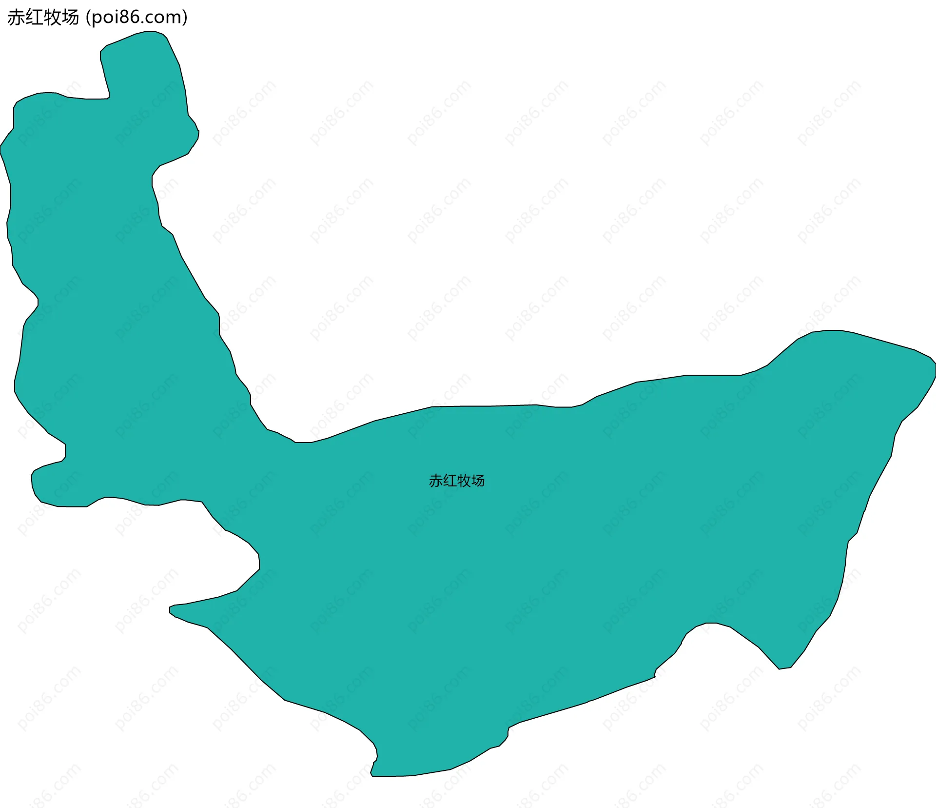 赤红牧场边界地图
