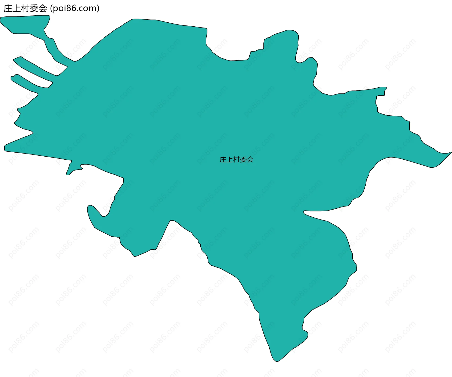 庄上村委会边界地图