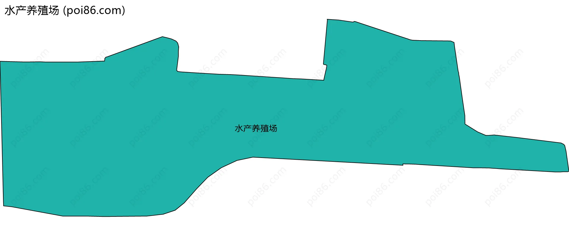 水产养殖场边界地图