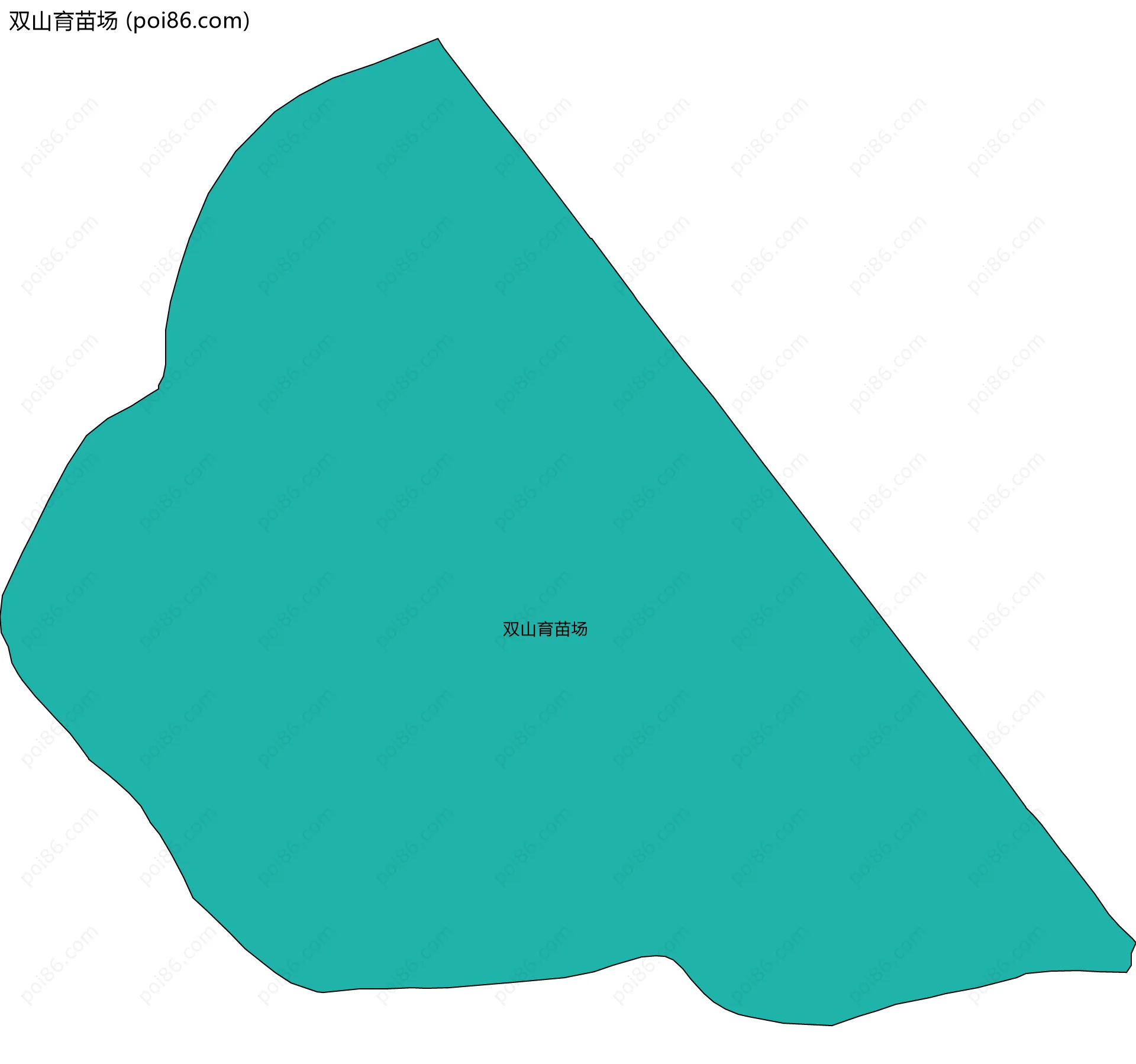 双山育苗场边界地图