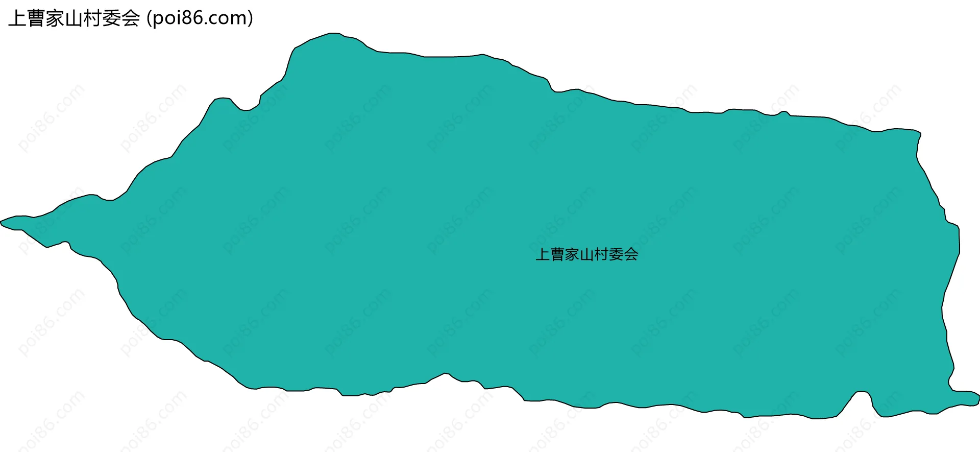 上曹家山村委会边界地图