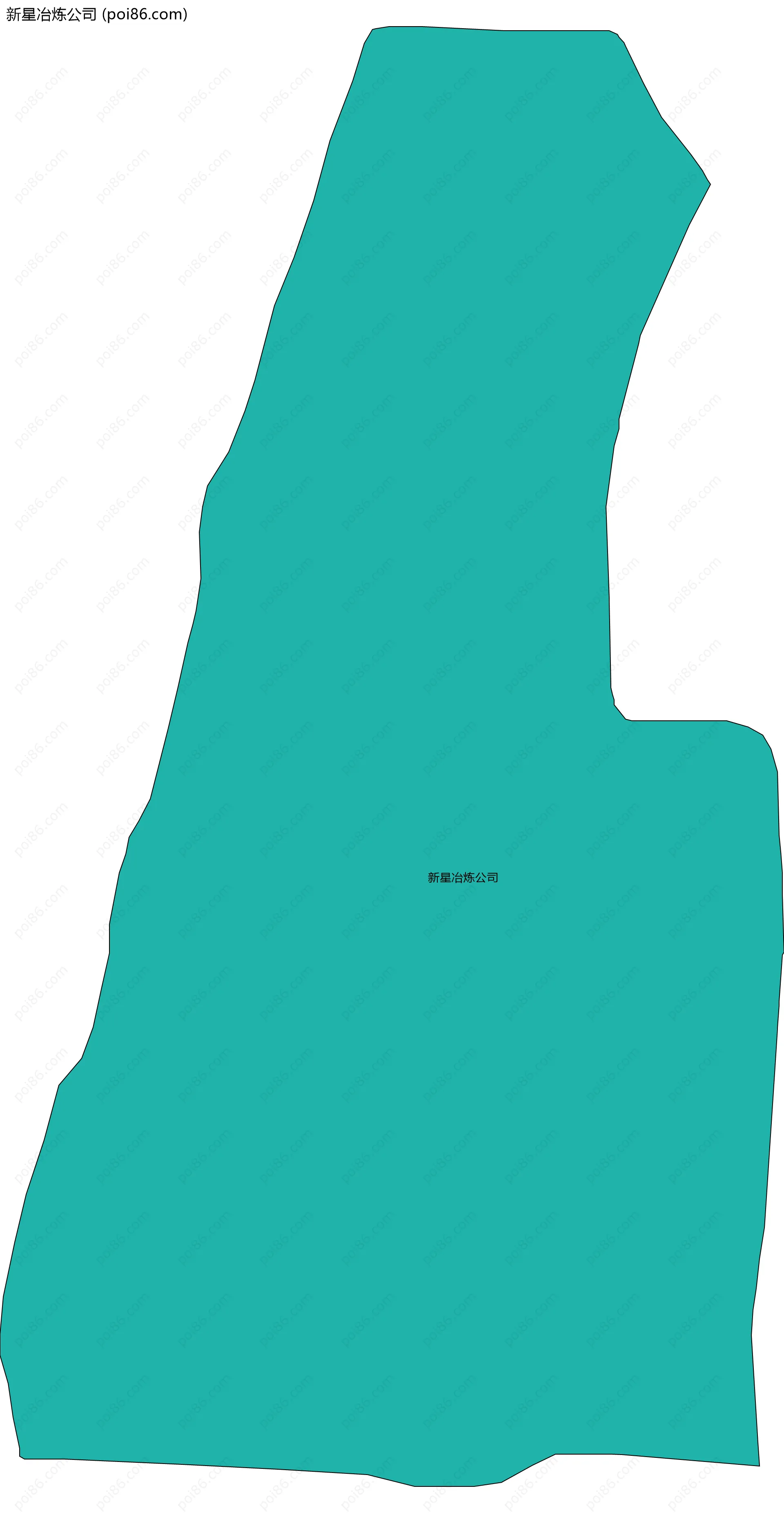 新星冶炼公司边界地图