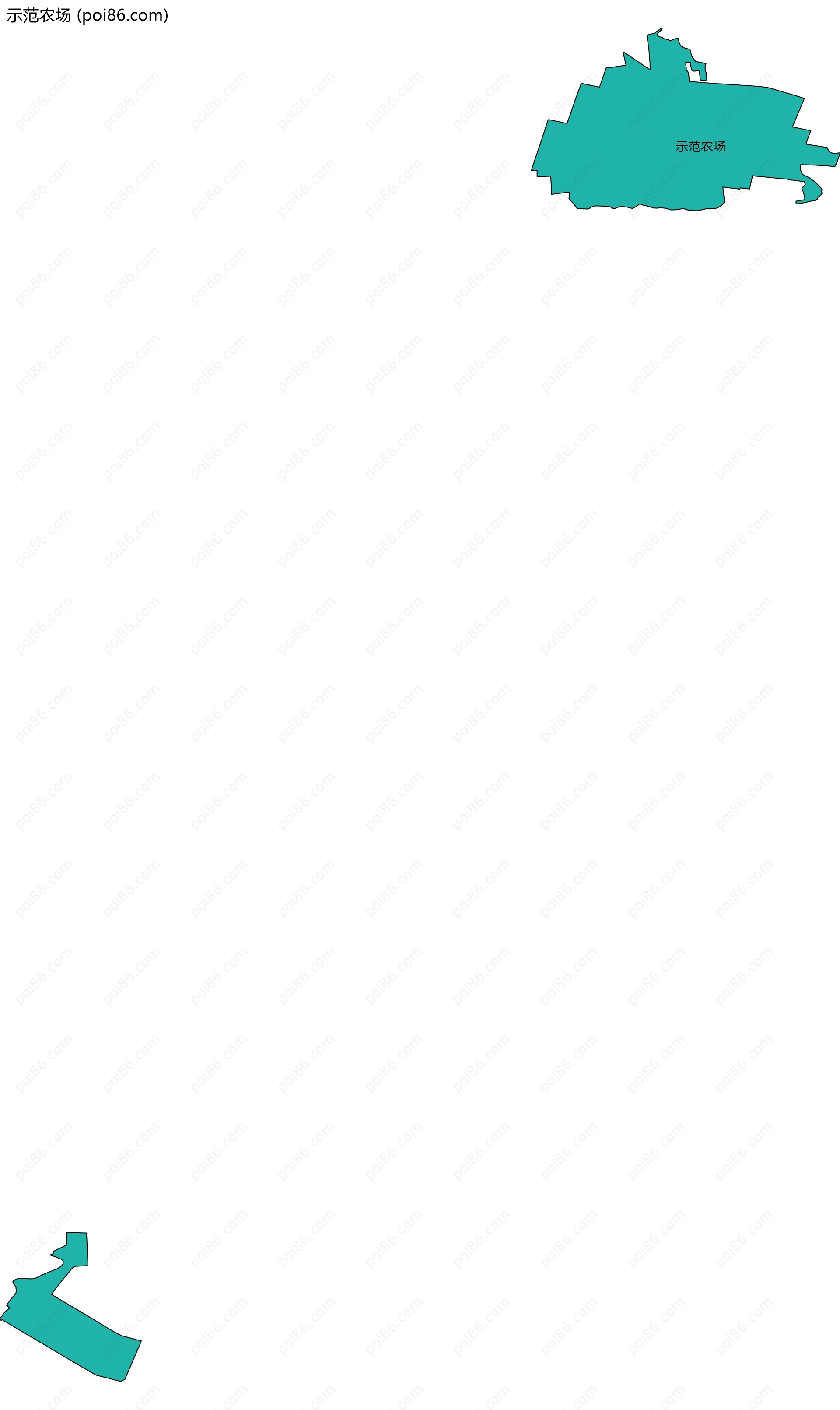 示范农场边界地图