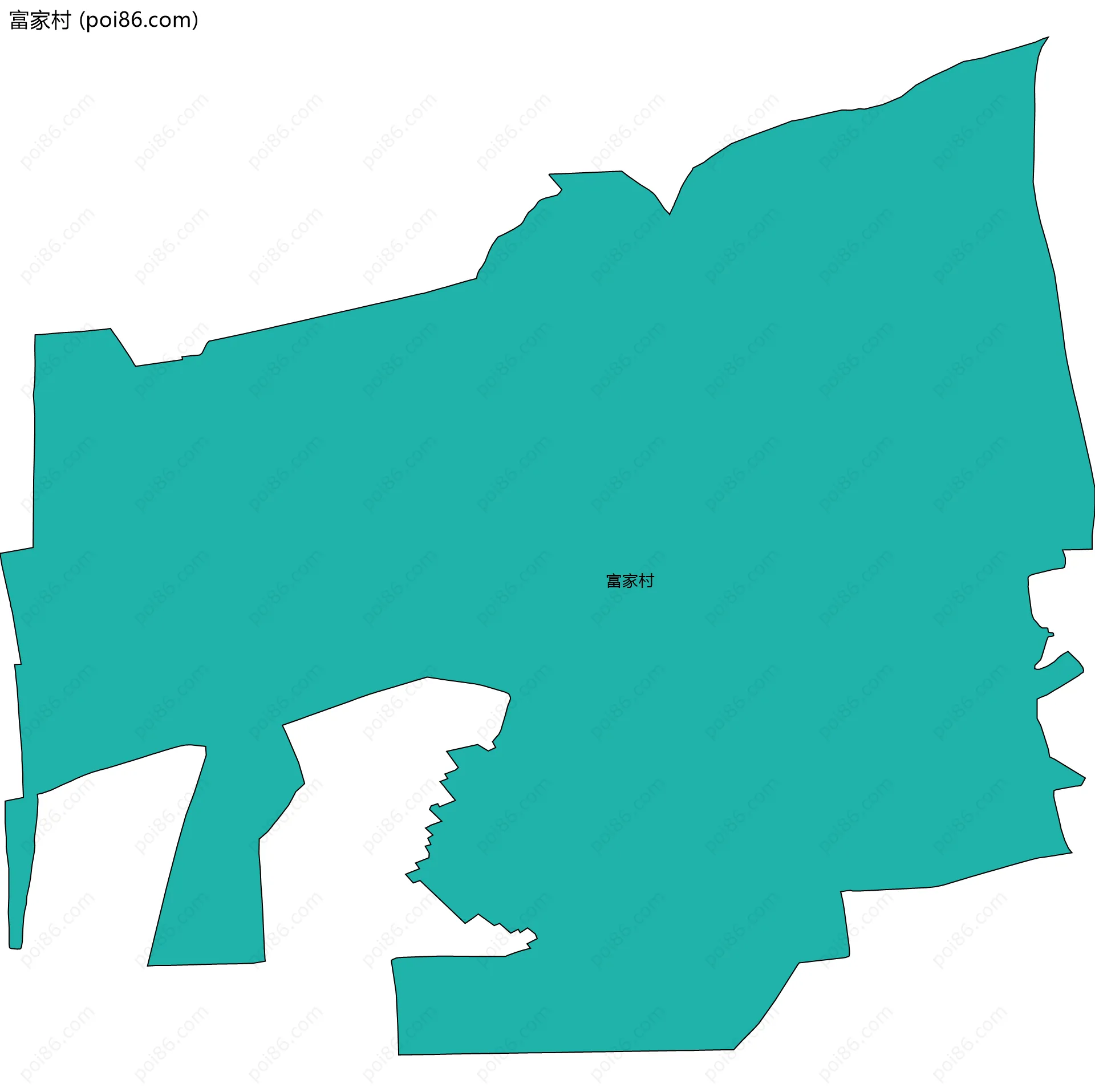 富家村边界地图
