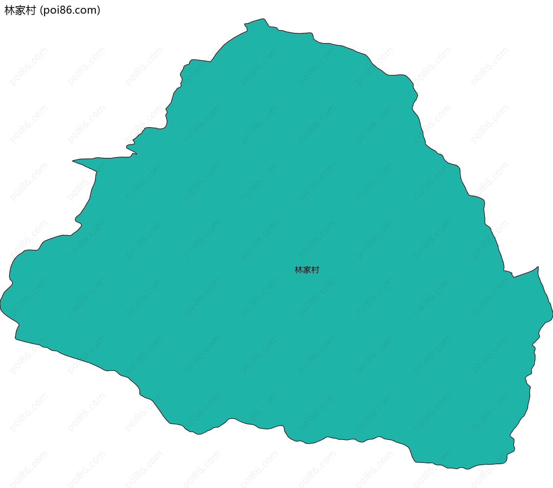 林家村边界地图