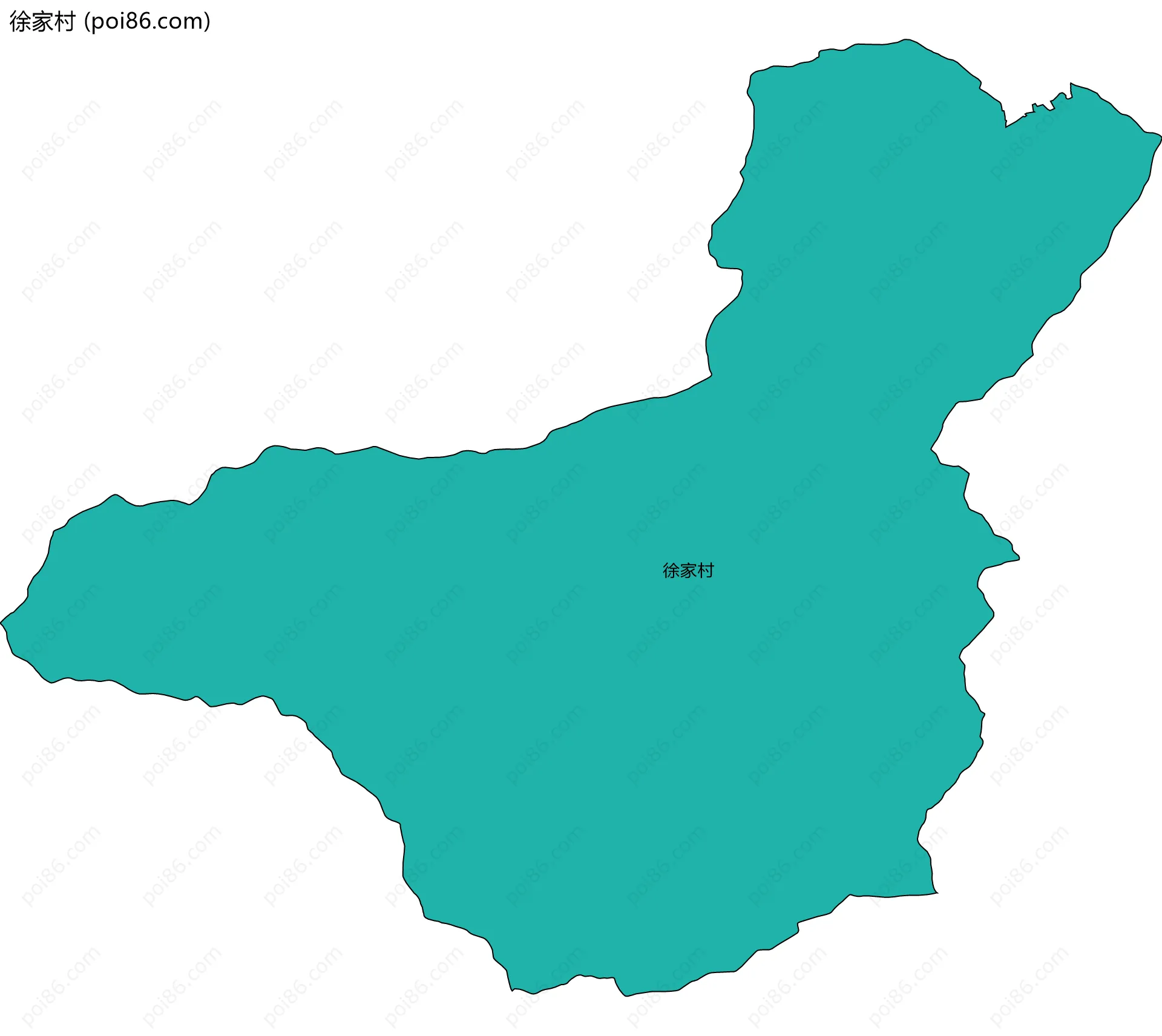 徐家村边界地图