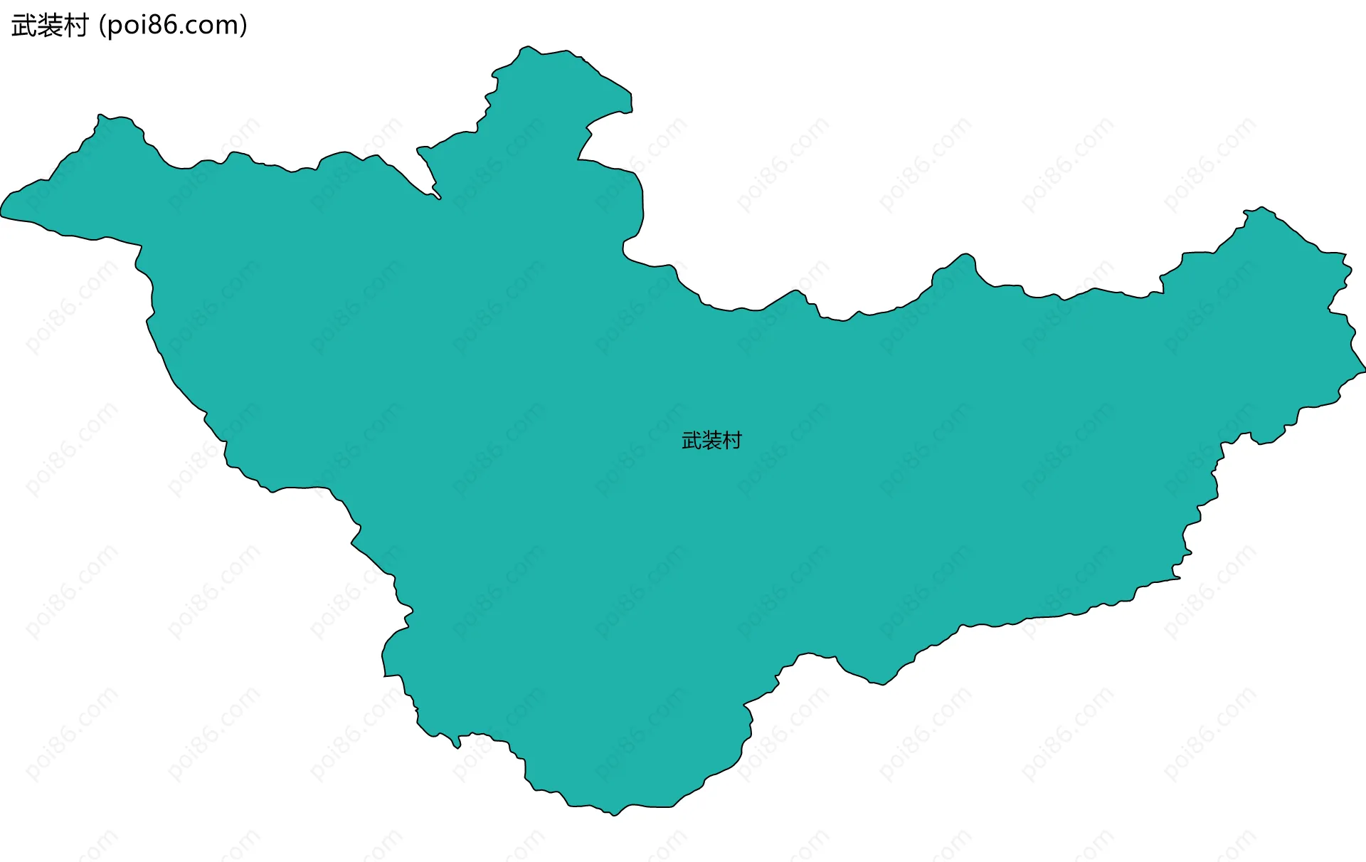 武装村边界地图