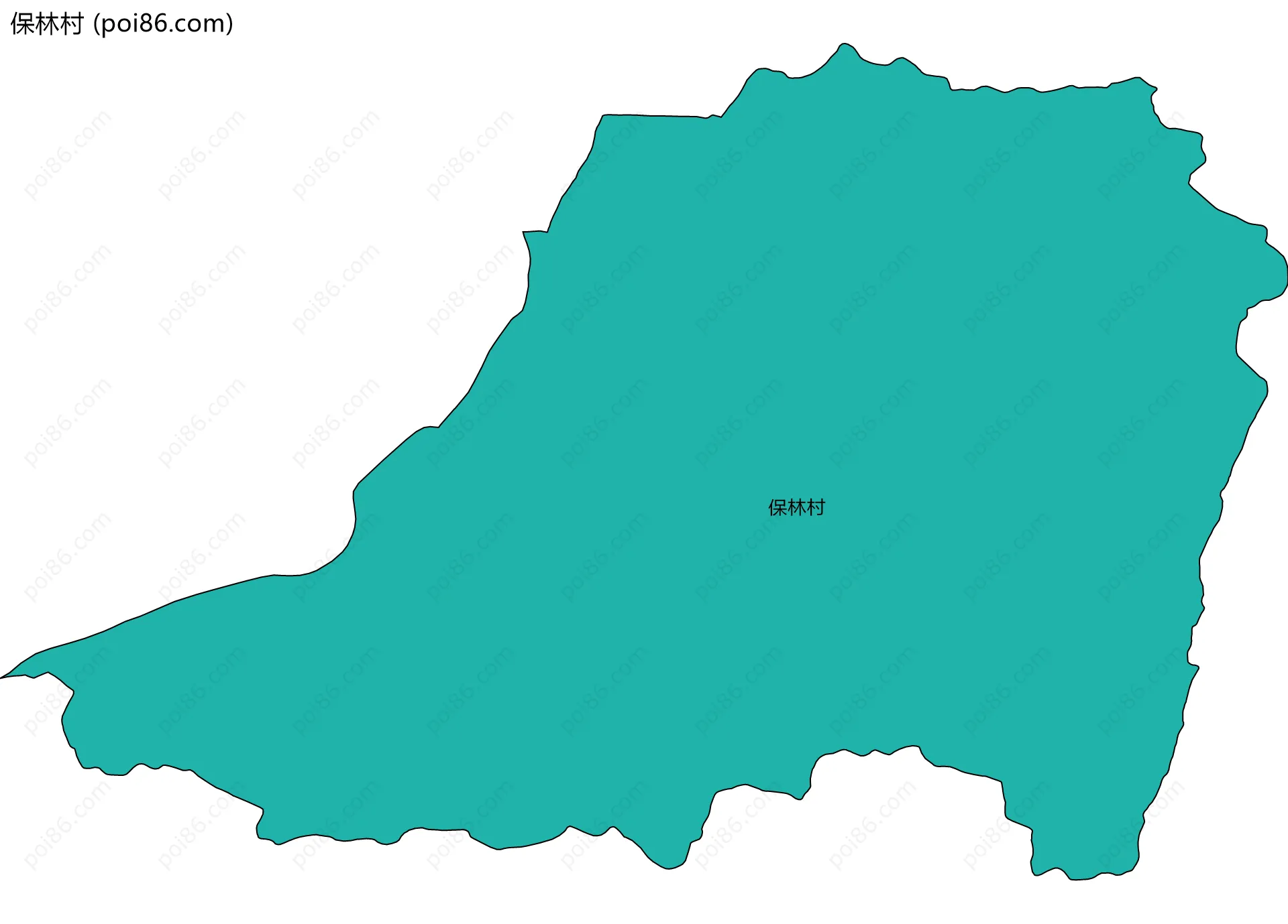 保林村边界地图