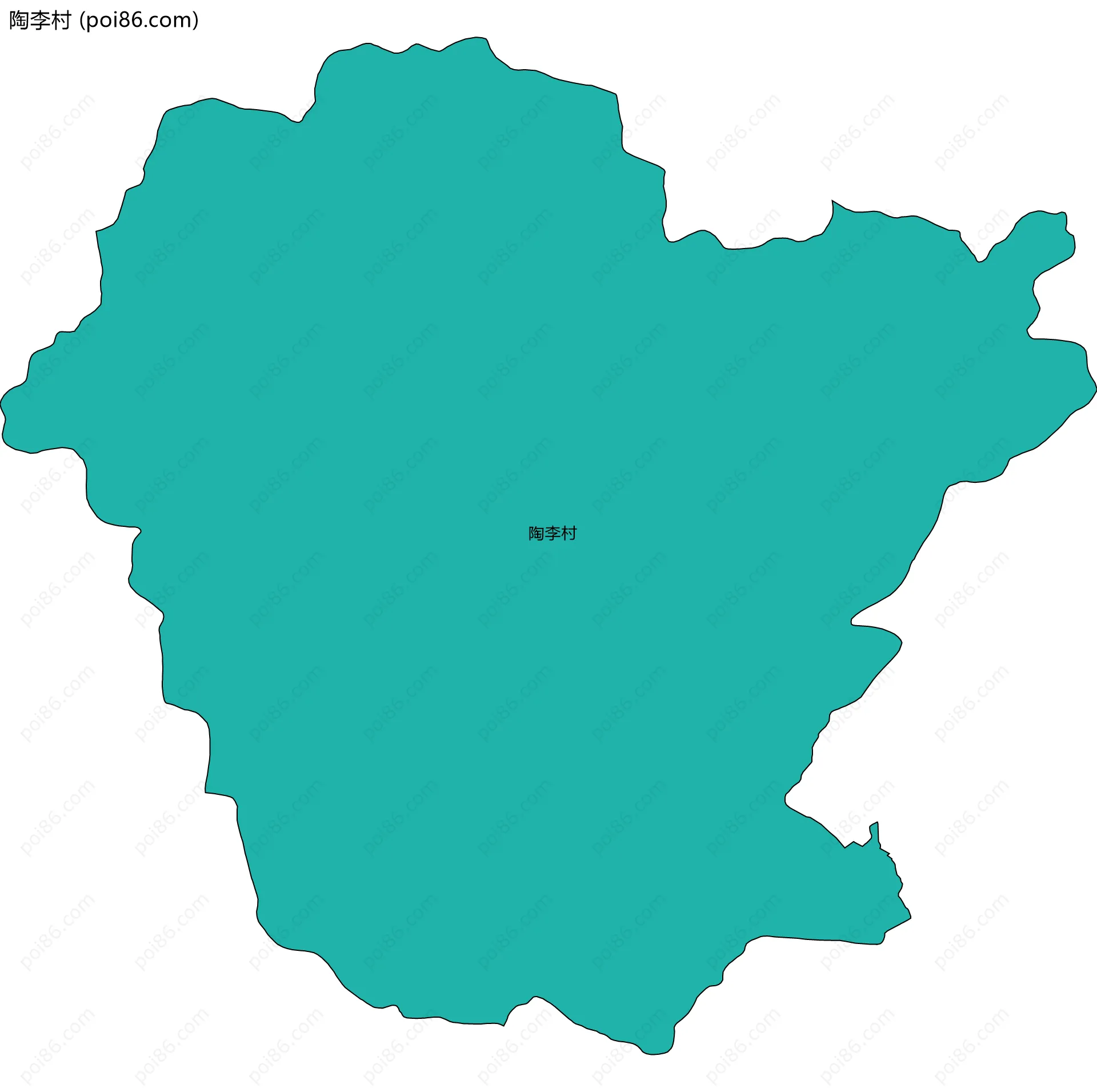 陶李村边界地图