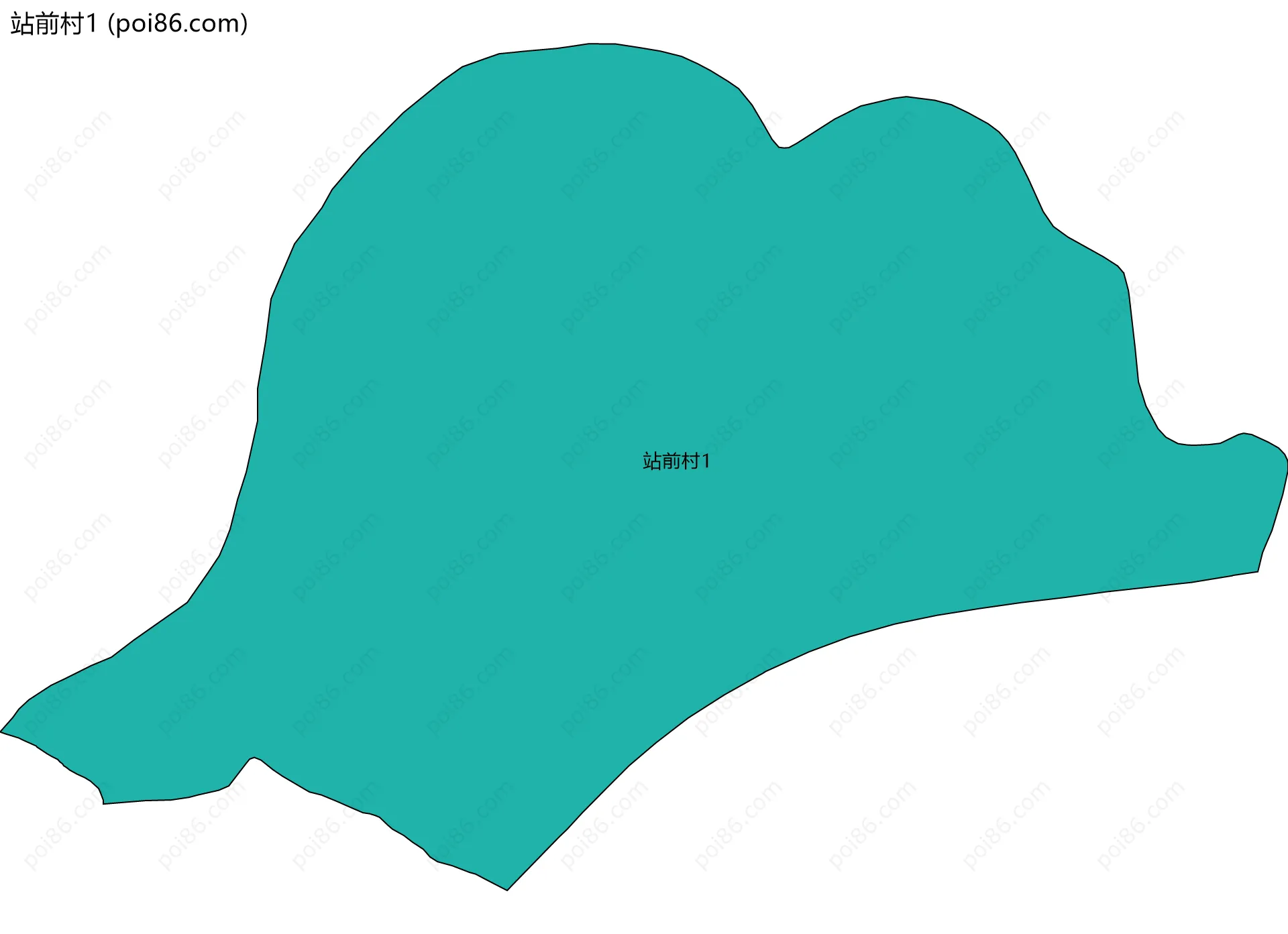 站前村1边界地图