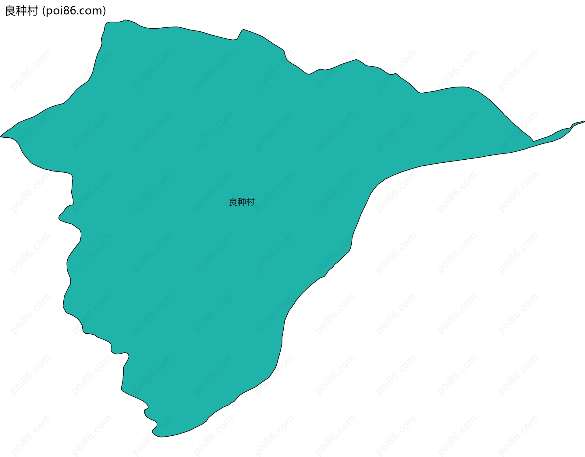良种村边界地图