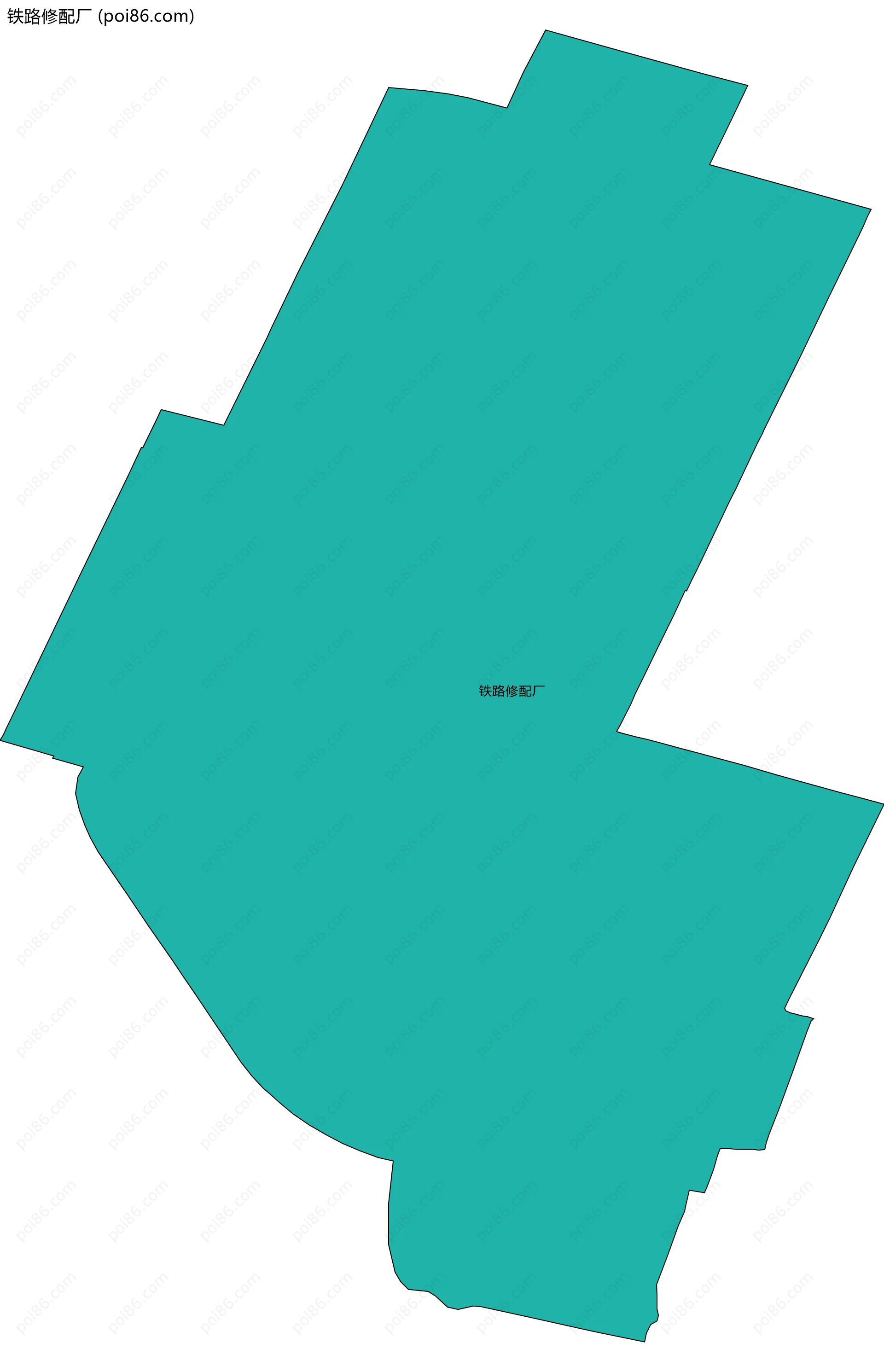 铁路修配厂边界地图