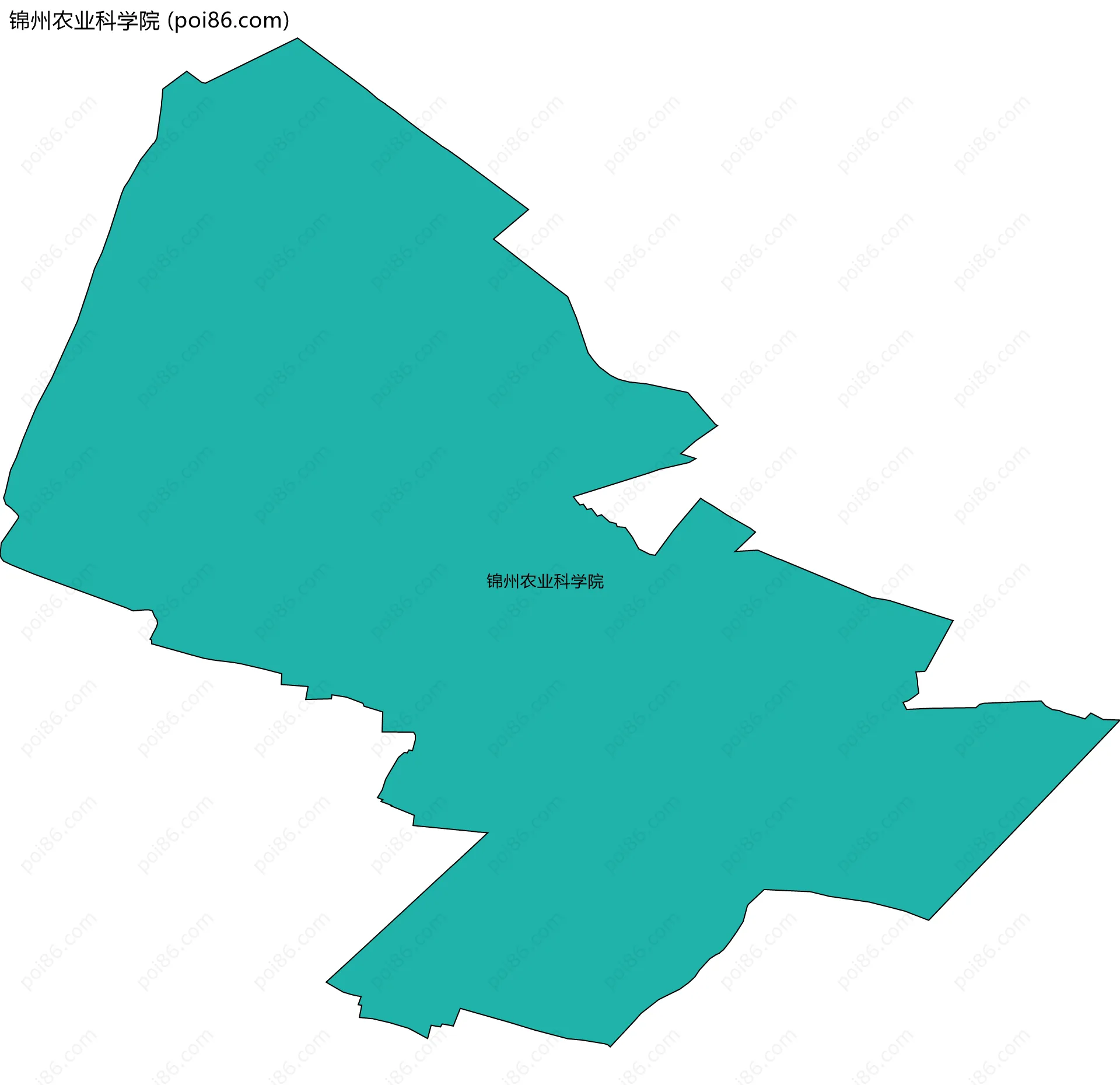 锦州农业科学院边界地图