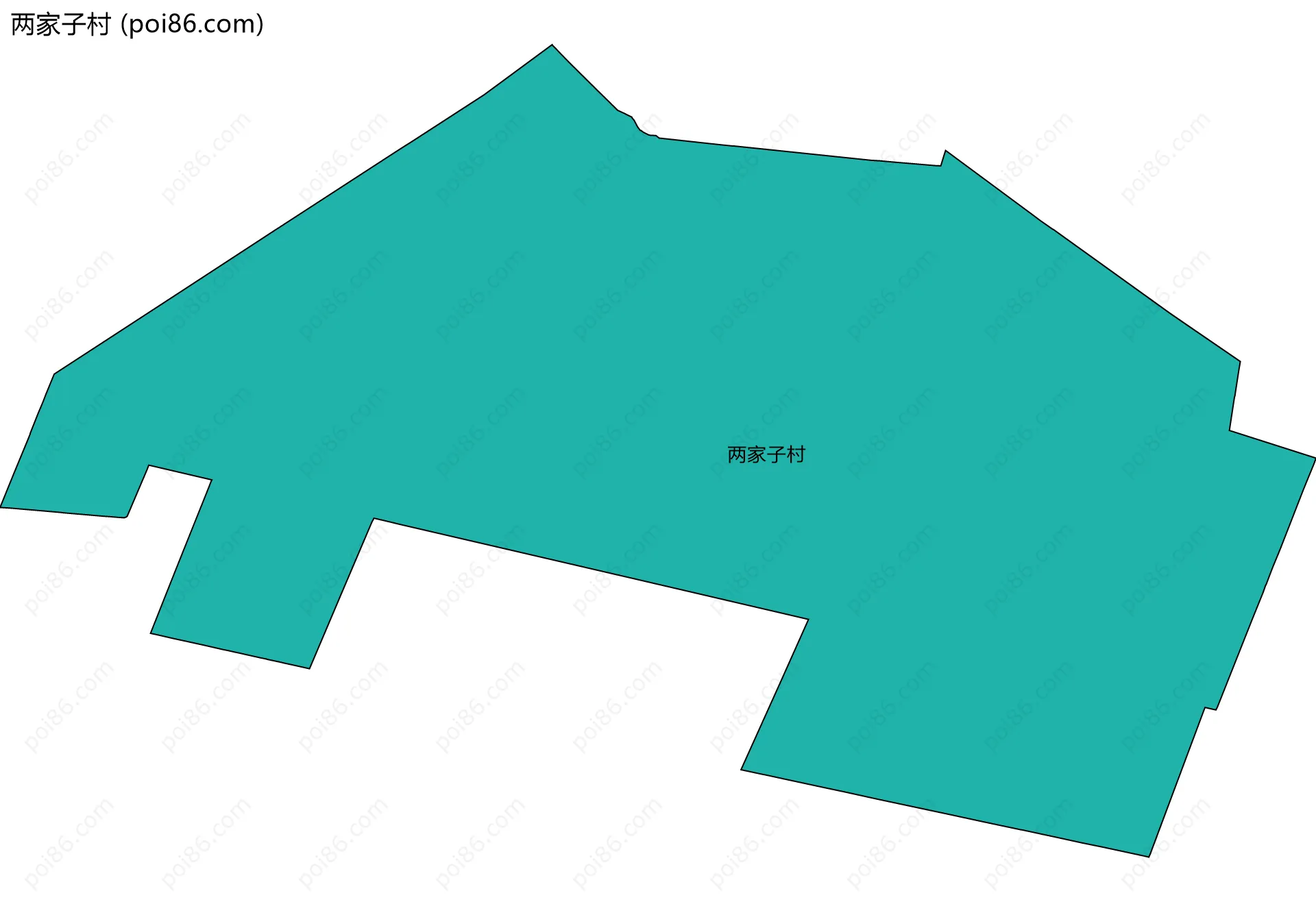 两家子村边界地图