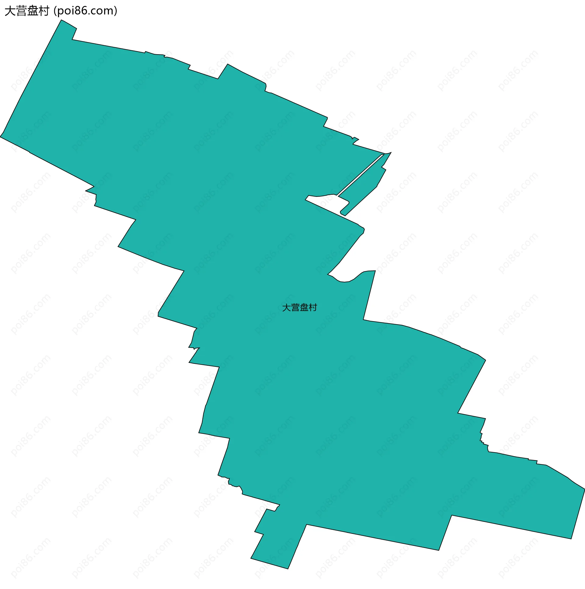 大营盘村边界地图