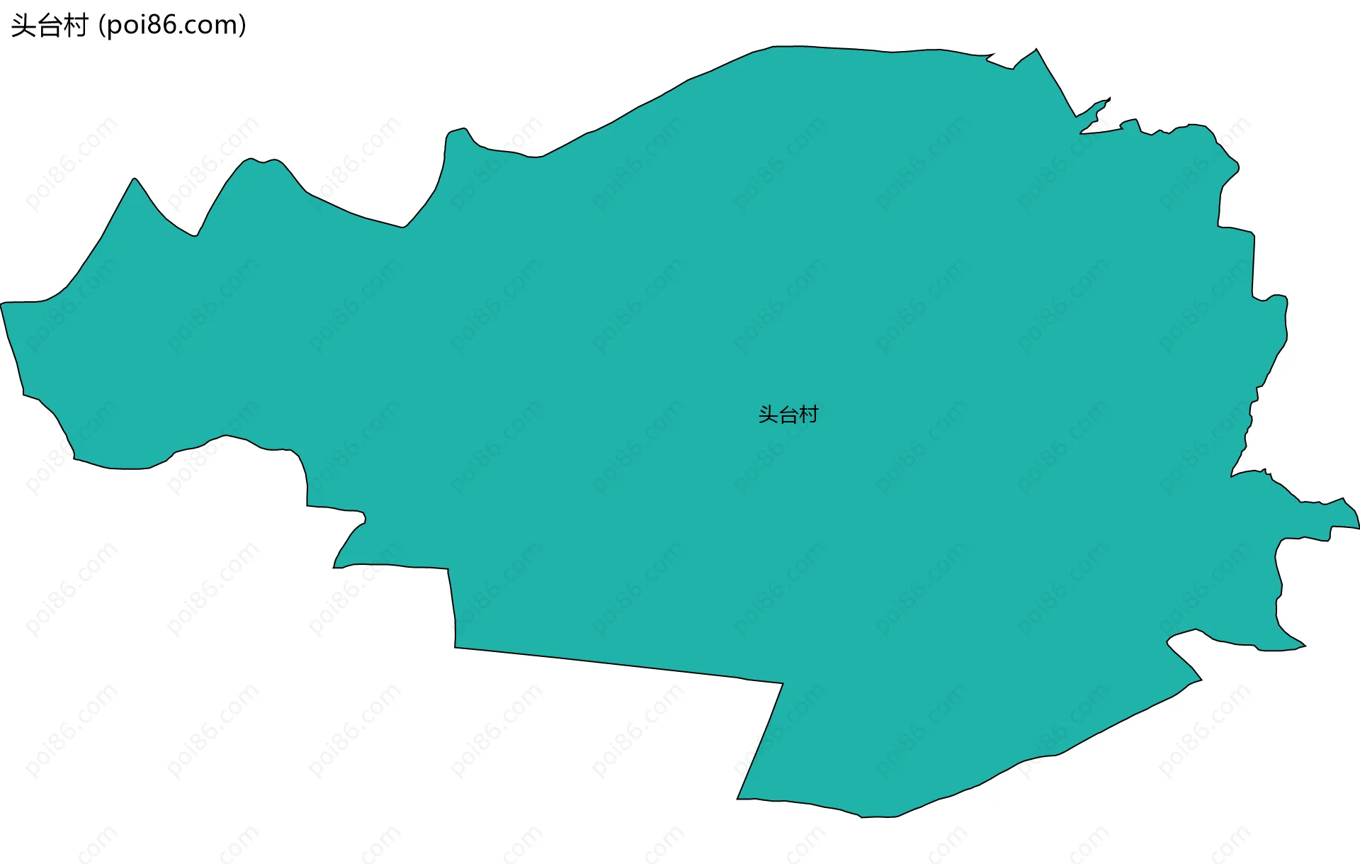 头台村边界地图
