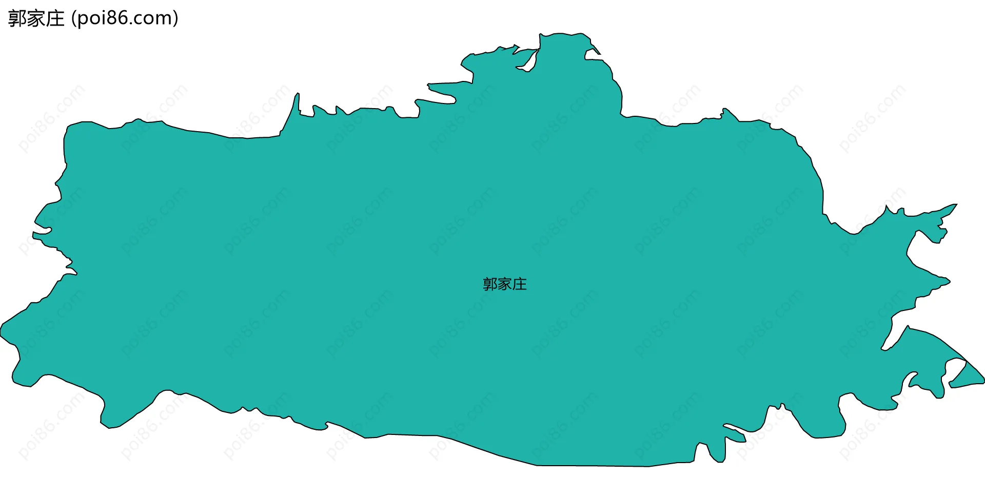 郭家庄边界地图