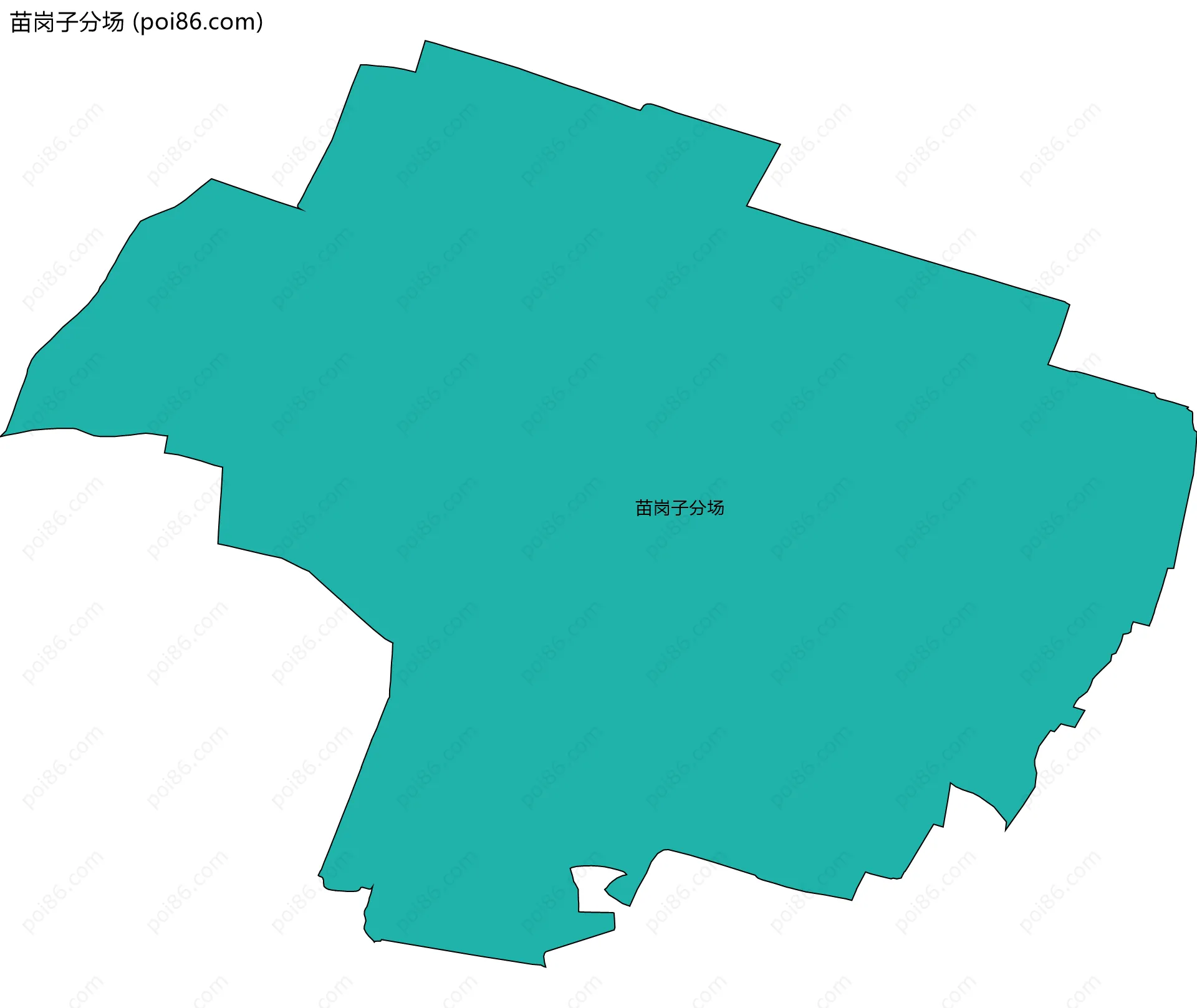 苗岗子分场边界地图