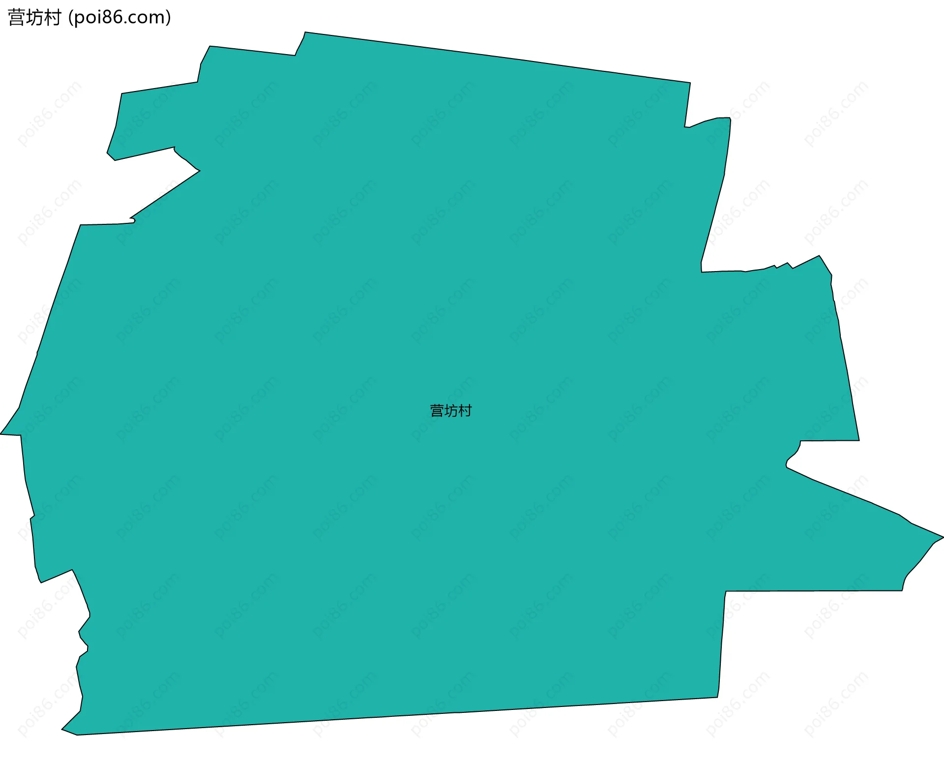 营坊村边界地图