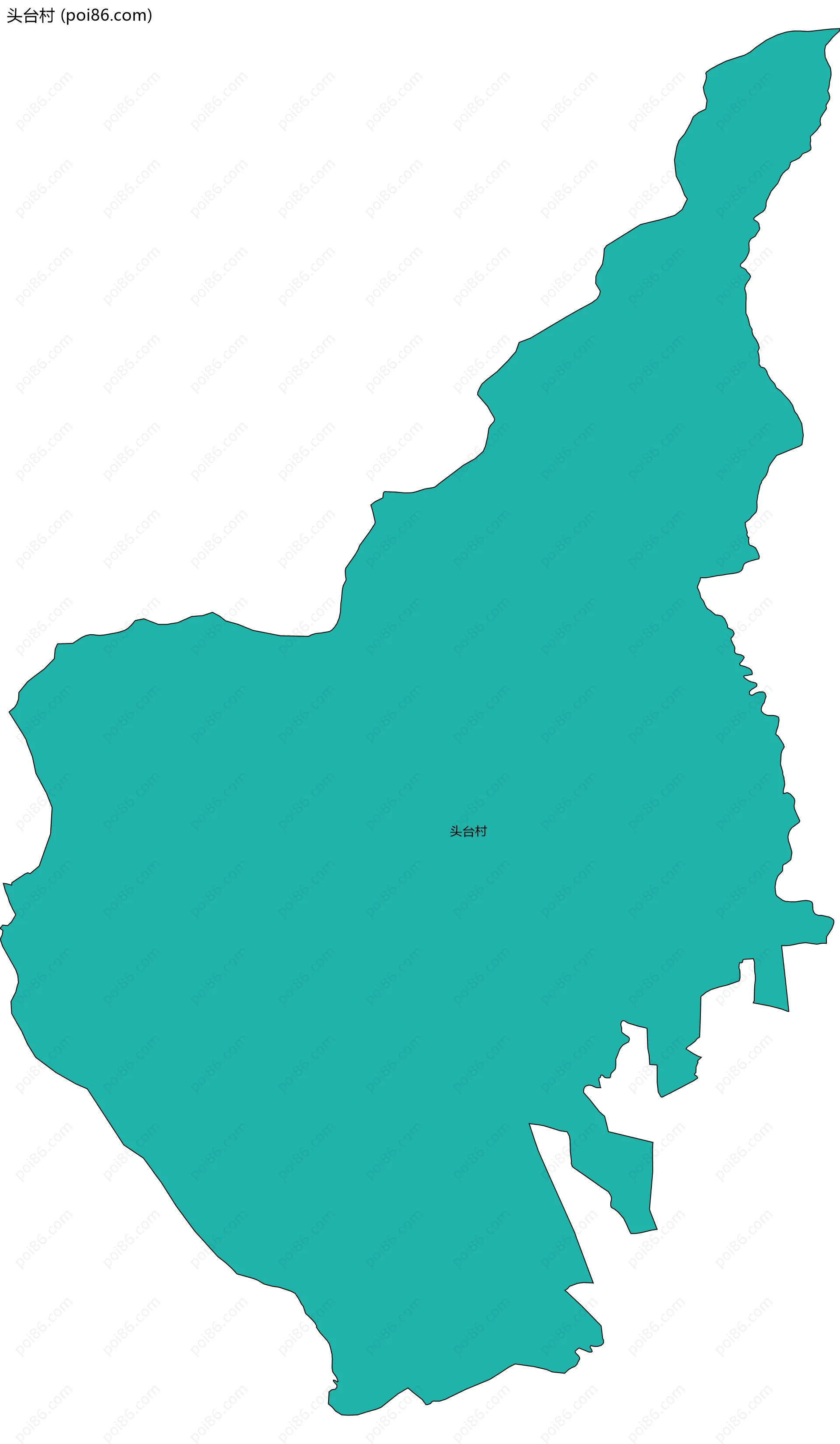 头台村边界地图