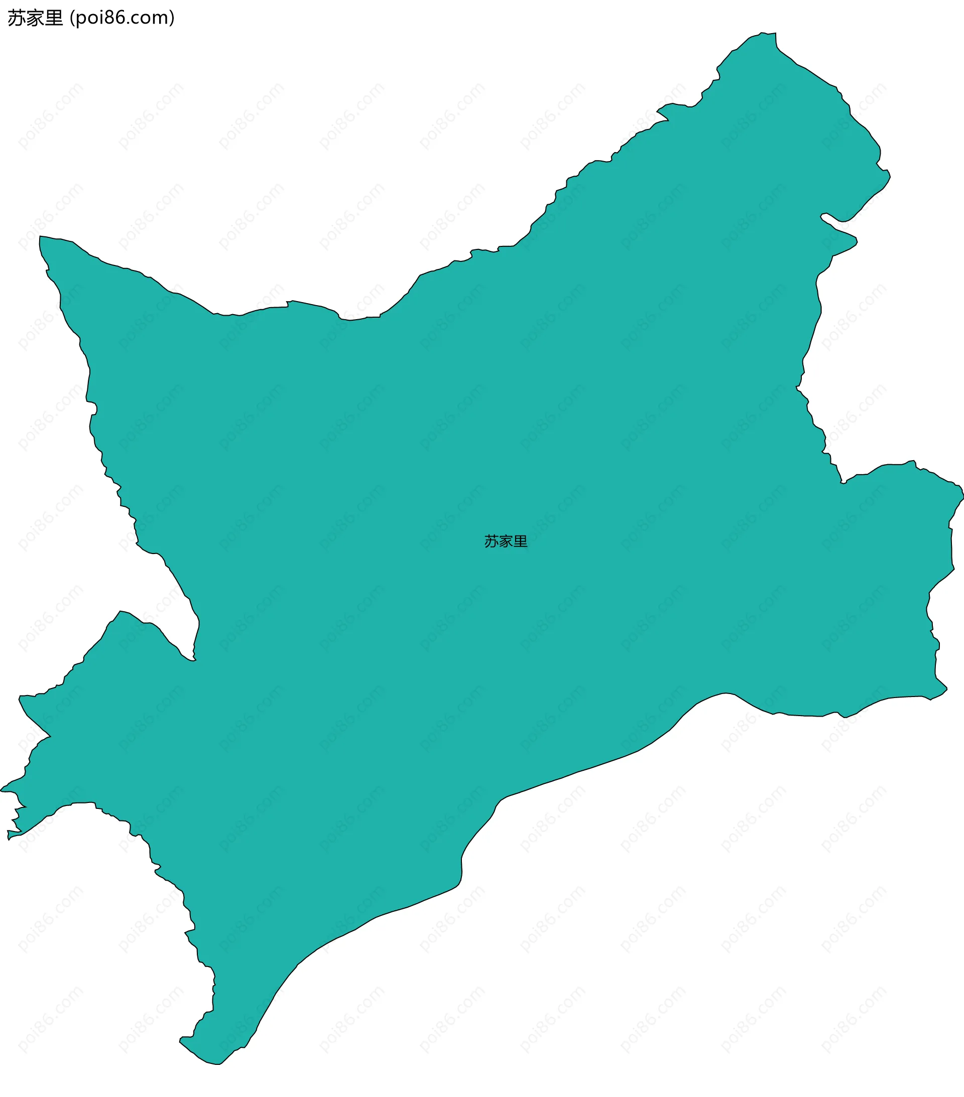 苏家里边界地图